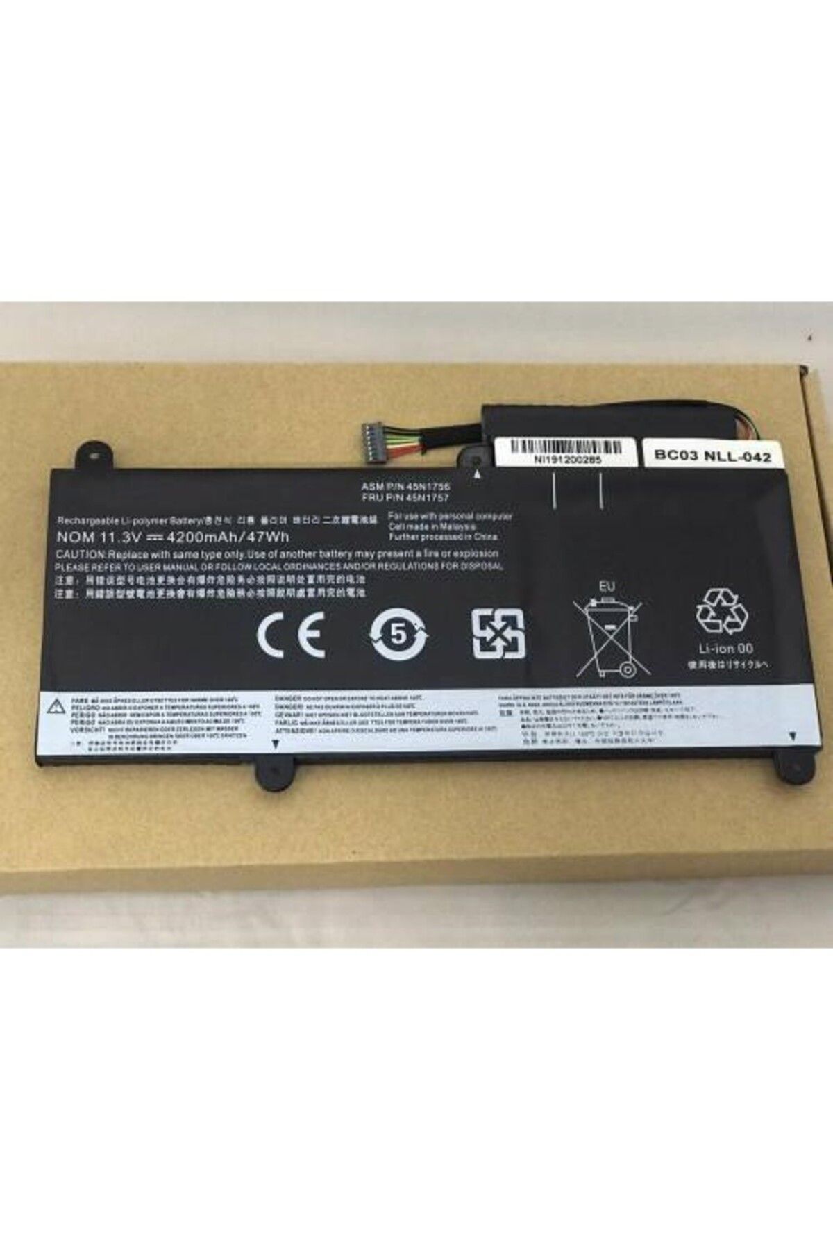 NION Lenovo Thinkpad E460 E465 uyumlu Notebook Batarya - Pil