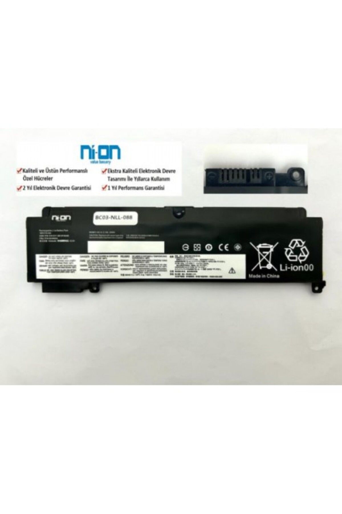 NION Lenovo SB10K97605 L16M3P73 uyumlu Notebook Batarya - Pil