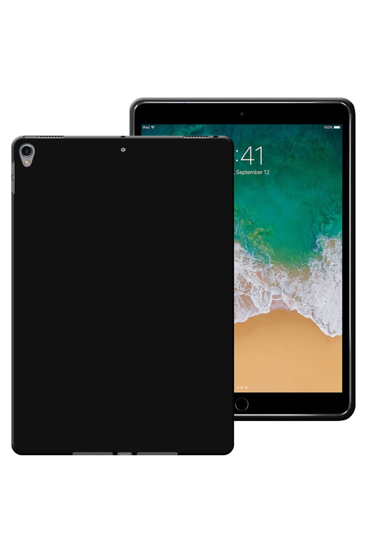 Tekamo Apple iPad Pro 10,5 / iPad Air 3 Nesil Uyumlu Rubber Yıkanabilir Silikon Kılıf