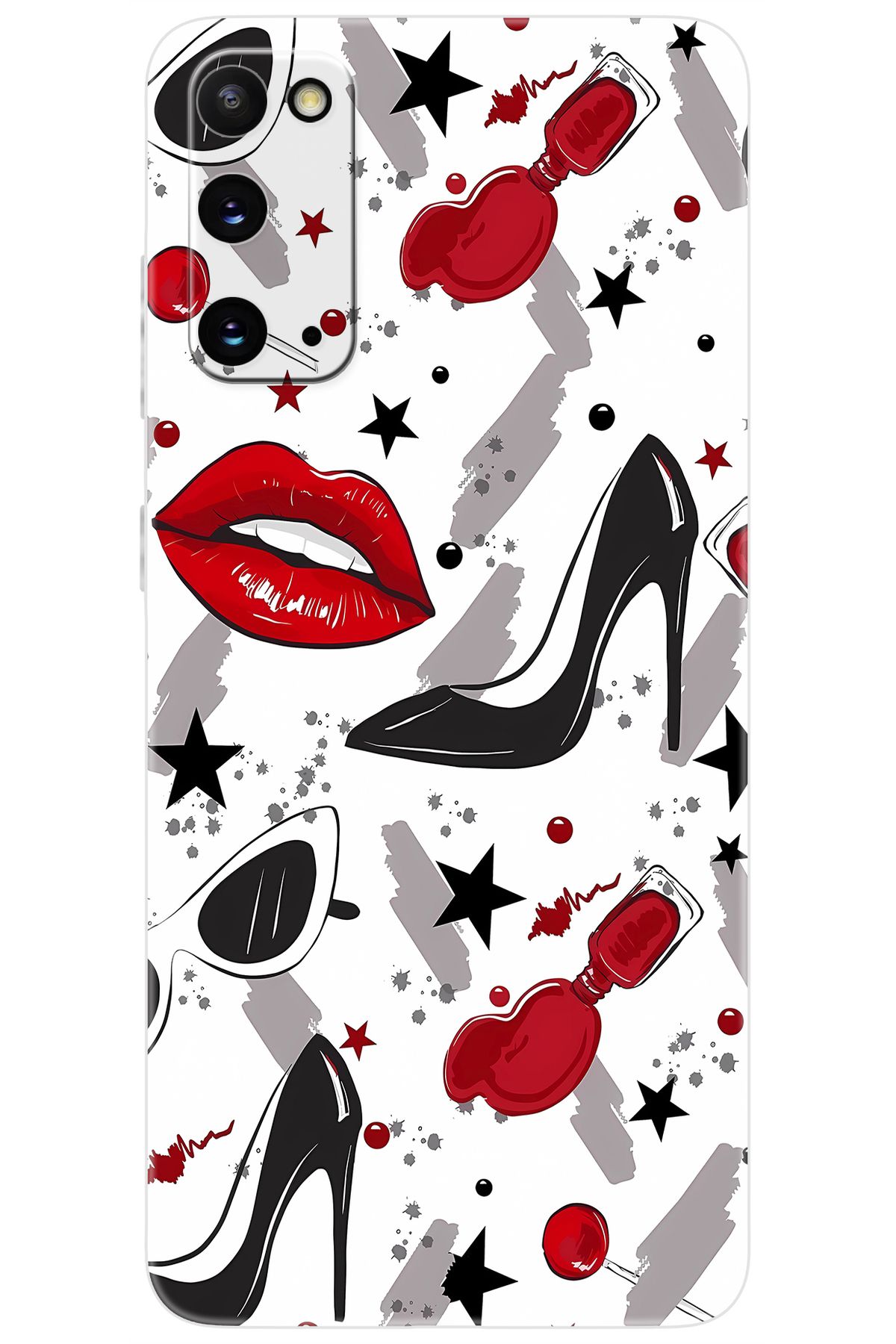 Ceppare Samsung Galaxy S20 (SM-G980F) Uyumlu Kılıf Desen Baskılı Silikon Fashion Design STK:676 CP-FgE4mb9
