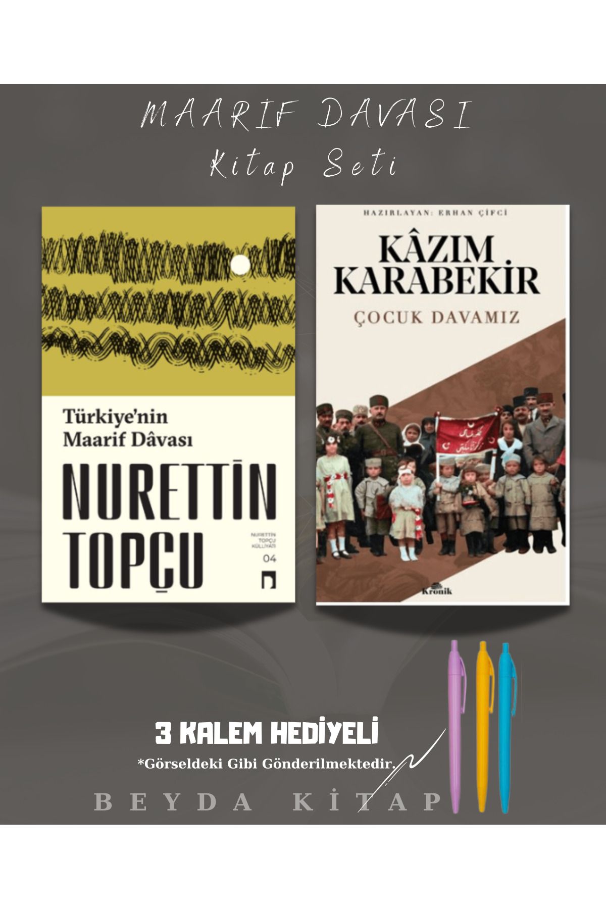 Dergah Yayınları Türkiye'nin Maarif Davası - Çocuk Davamız - Nurettin Topçu - Kalem Hediye, RTTTPC25, ÖĞRTMNT1