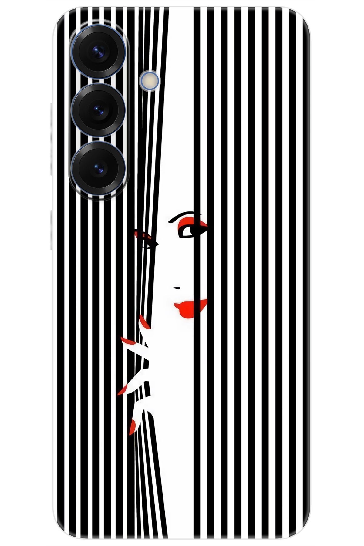 Ceppare Samsung Galaxy S25 (SM-S931B) Uyumlu Kılıf Desenli Silikon Saklambaç Art Style STK:735 CP-ZPaKl6D