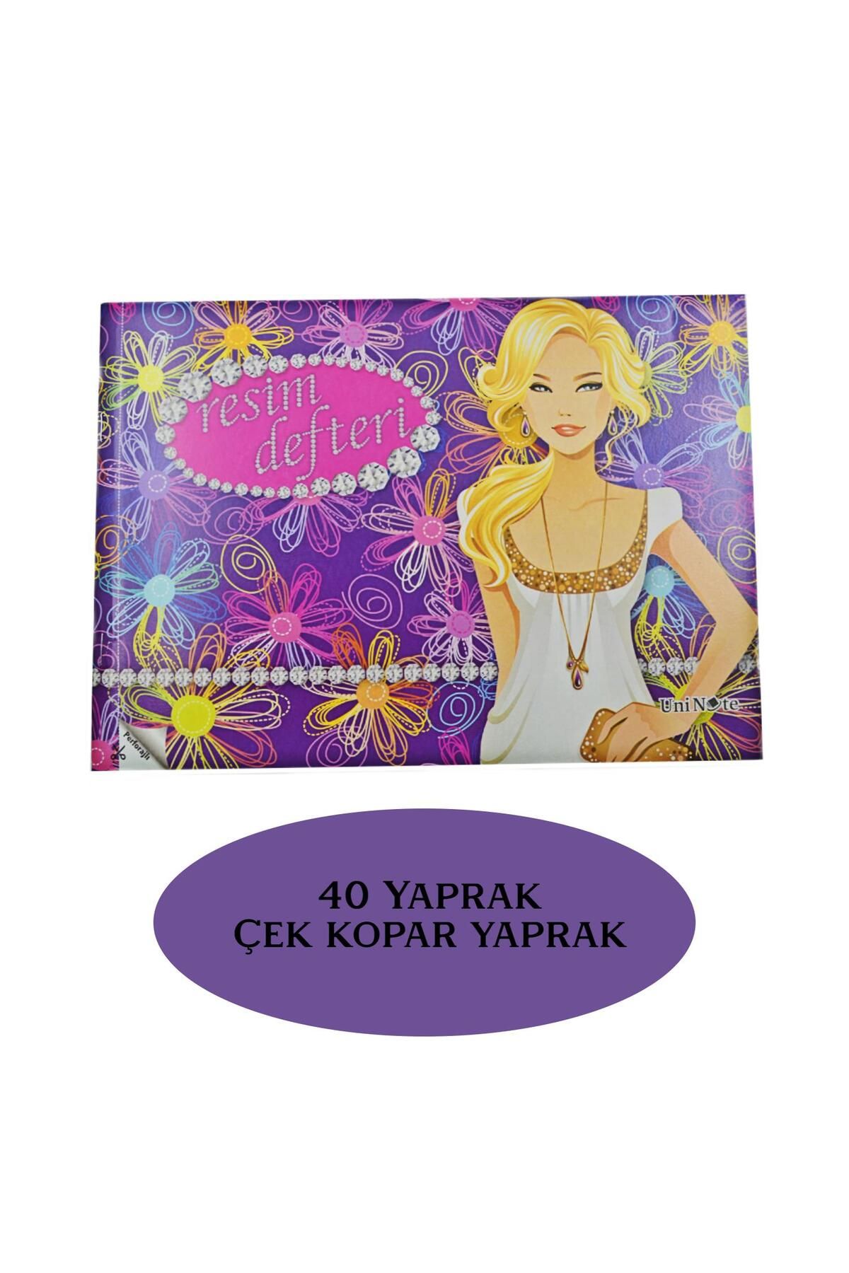 Çınar Çınar Uninote Resim Defteri Dikişli Büyük Boy A4 40 Yaprak 1 Adet