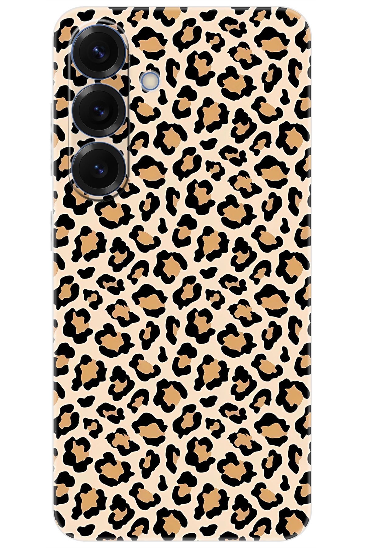 Ceppare Samsung Galaxy S25 (SM-S931B) Uyumlu Kılıf Desen Baskılı Silikon Leopar Desen STK:743 CP-Z4tFakE