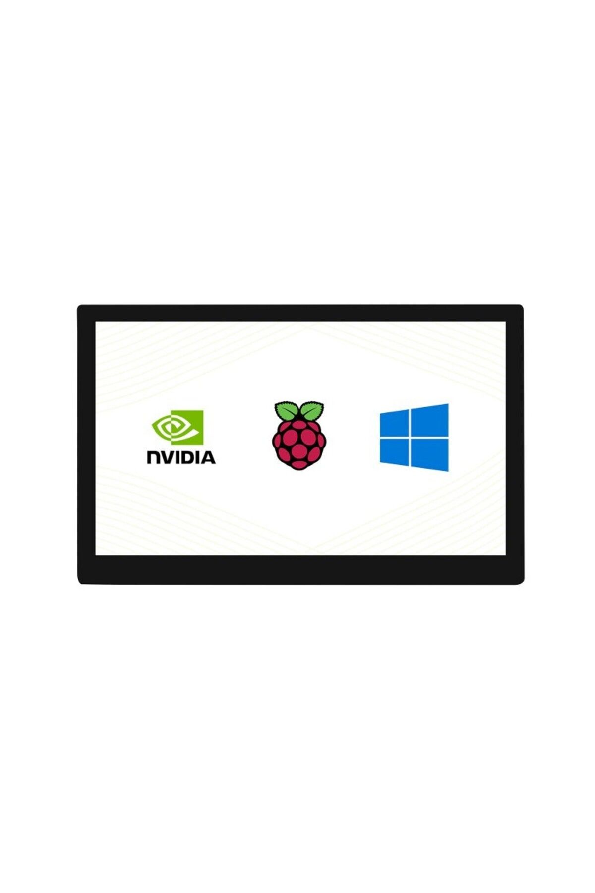 WaveShare 10.1 1280×720 QLED Uyumlu Kapasitif Dokunmatik HDMI Ekran