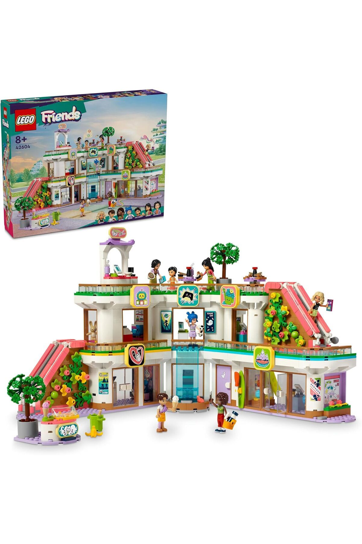 STOREMAX jvnnastore Friends Heartlake City Alışveriş Merkezi Seti 42604-8 Yaş ve Üzeri Kız ve Erkek Ço