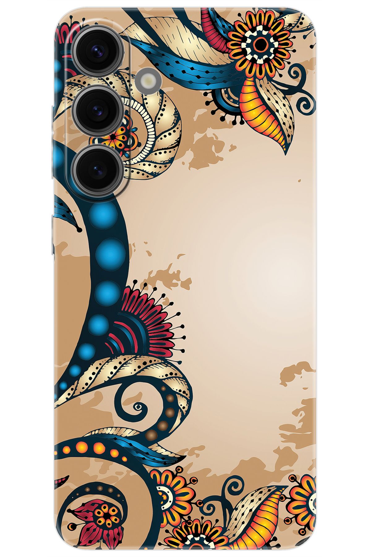 Ceppare Samsung Galaxy S24 (SM-S921B) Uyumlu Kılıf Desen Baskılı Silikon Vektör Tasarım STK:536 CP-X8rYPVn