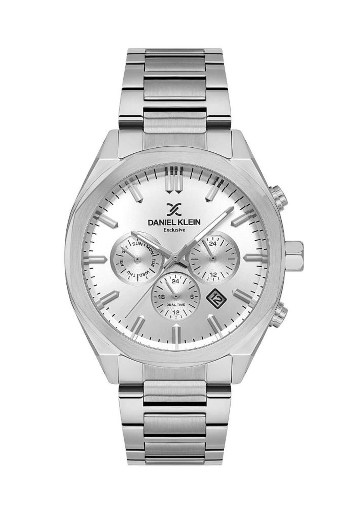 Daniel Klein DK.1.14064-6 Tüm Fonksiyonlar Aktif Metal Kordon Metal Kasa 3 ATM Suya Dayanıklı Metali