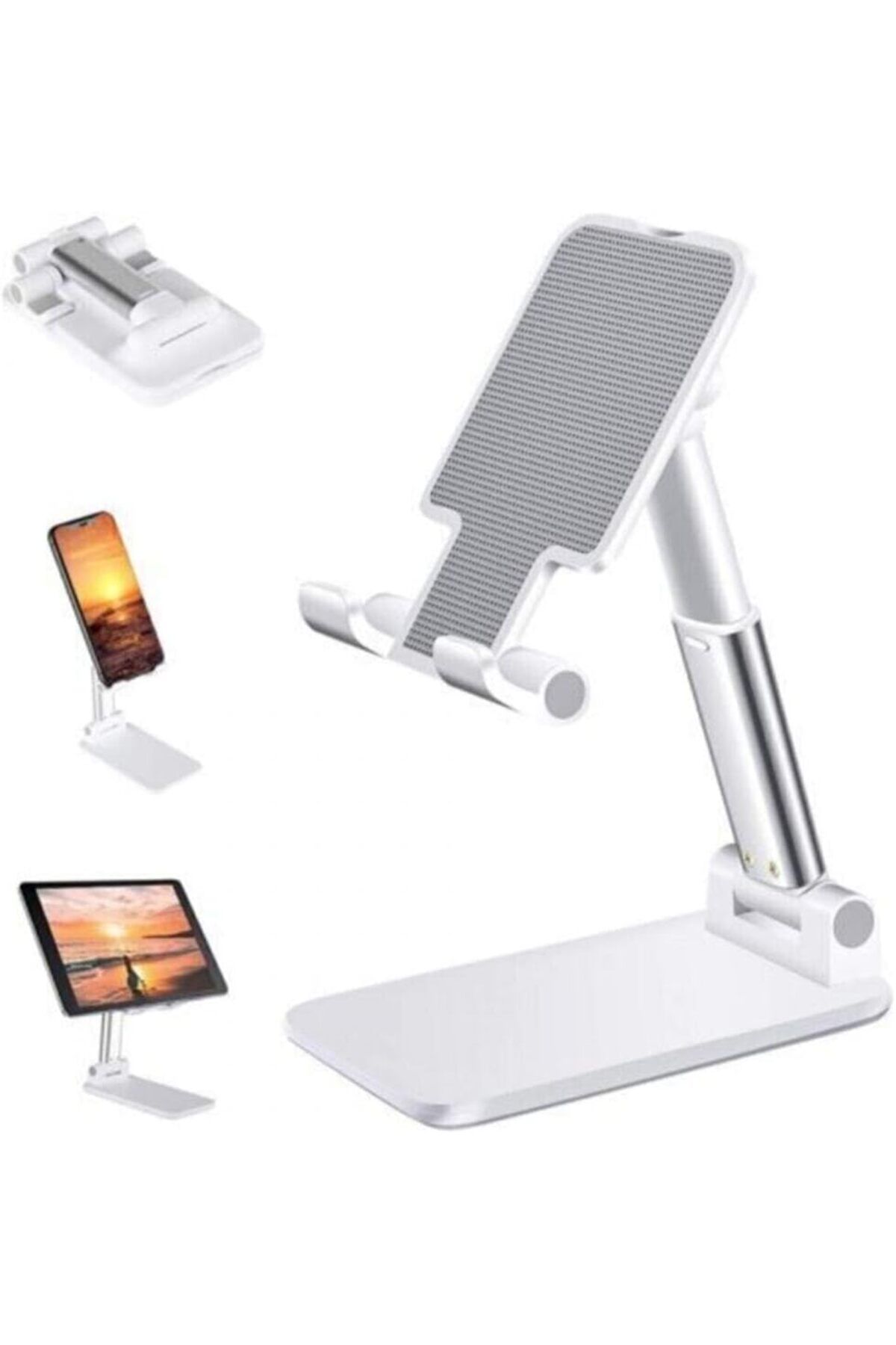 STOREMAX svticaret Masaüstü Telefon Tutucu Stant Masaüstü Tablet Tutacak Şarj Standı, Beyaz mhm 1053513