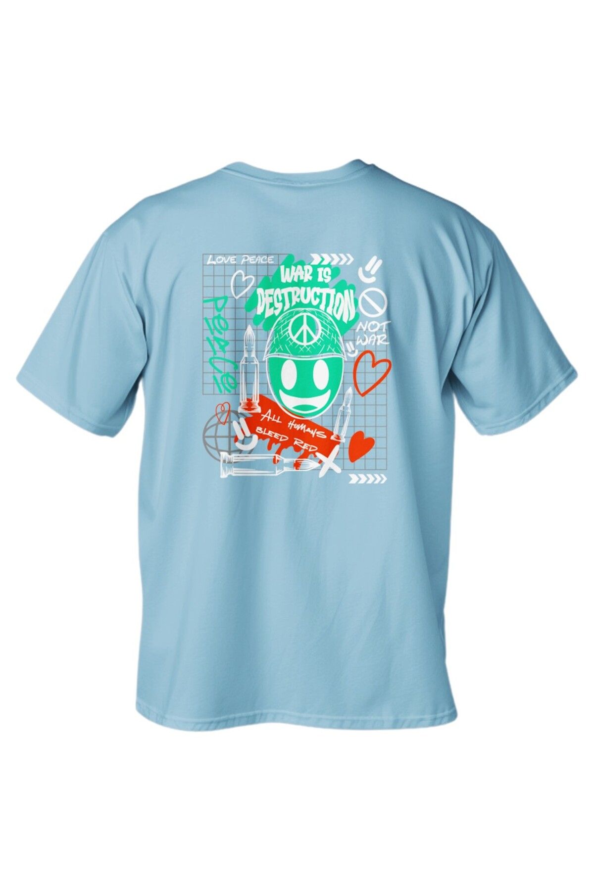 LUMARTA Regular Destruction Baskılı T-Shirt