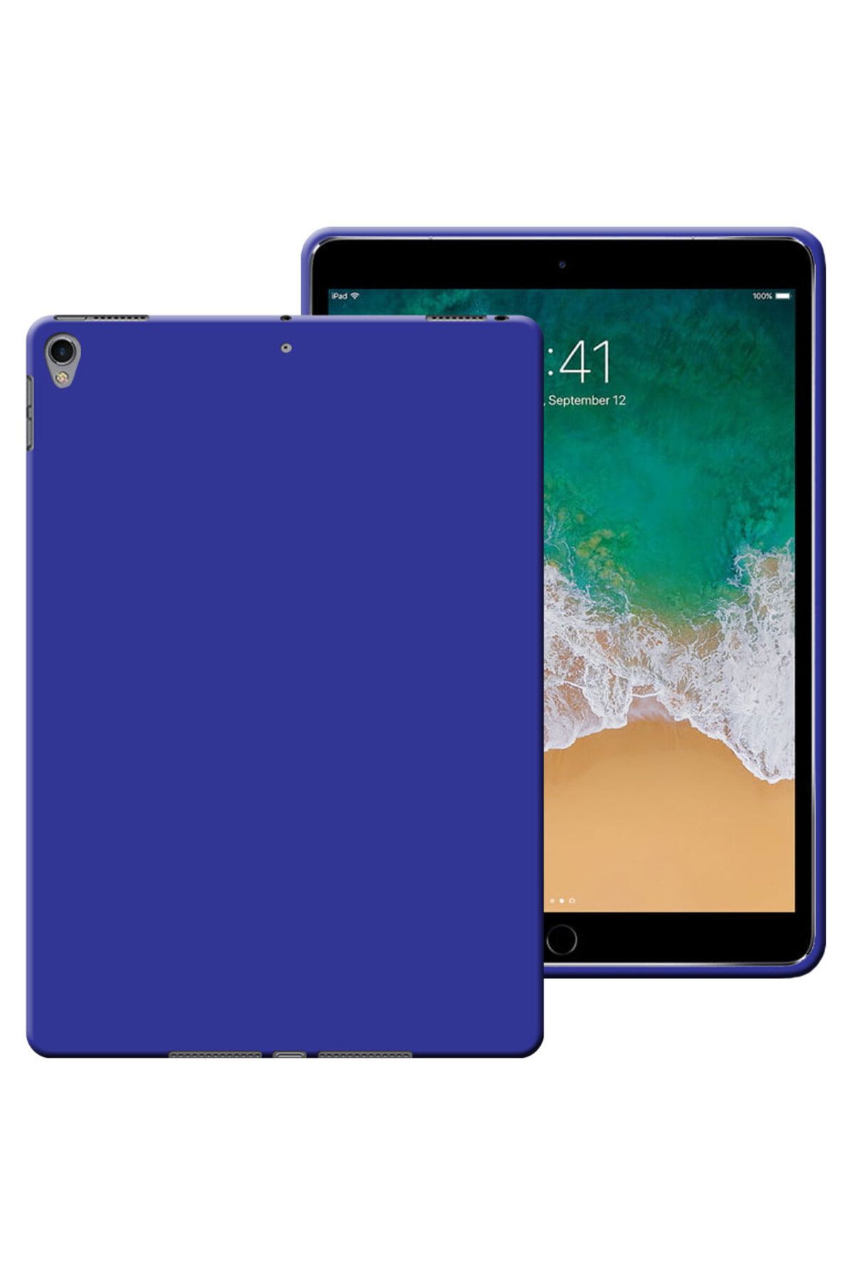 Tekamo Apple iPad Pro 10,5 / iPad Air 3 Nesil Uyumlu Rubber Yıkanabilir Silikon Kılıf