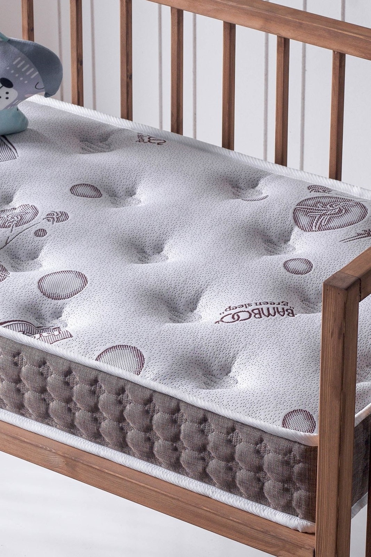 Bera Yatak Bamboo Park Yatak, Bebek Yatağı, Beşik Yatağı, Ortopedik Süngerli Örme Kumaşlı - 10 Cm fotoğrafı 4 (önizleme)