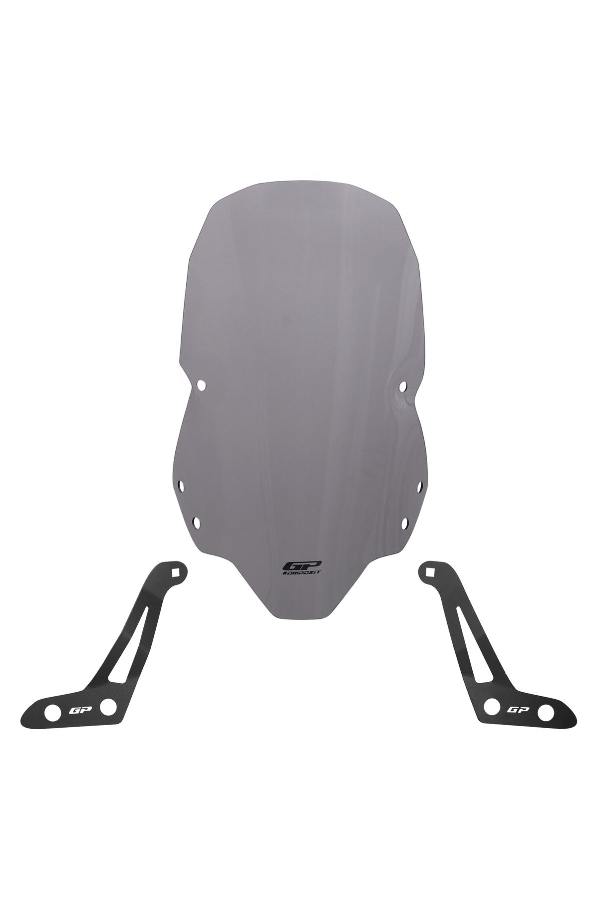 GP KOMPOZİT GP Kompozit Kymco Downtown GT 350 2024 Uyumlu Ön Tur Camı Füme 64 cm