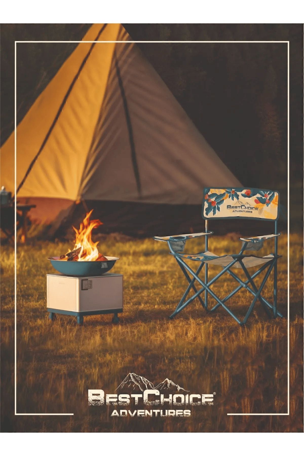 Bestchoice ADVENTURES KATLANIR KAMP SANDALYESİ