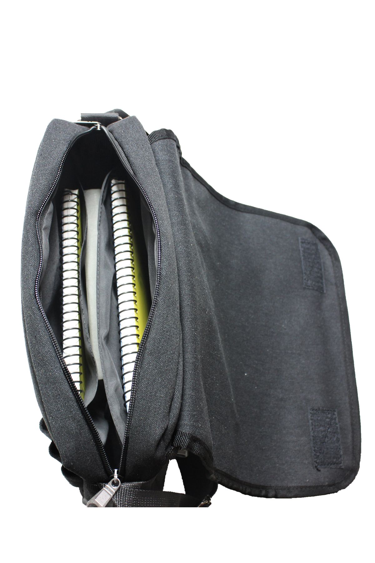 Strong-Unisex Canvas Messenger Bag Strap Shoulder Bag School Bag Gusseted Crossbody Bag Pst02 7