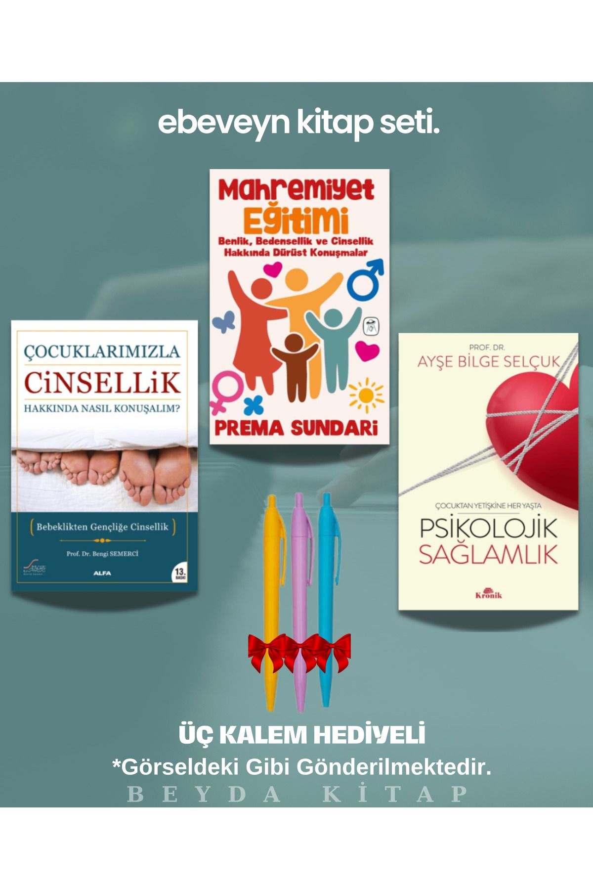 Kronik Kitap Mahremiyet Eğitimi - Psikolojik Sağlamlık - Cinsellik Hakkında Nasıl Konuşmalı - ANBATVS1 (3 Kitap)