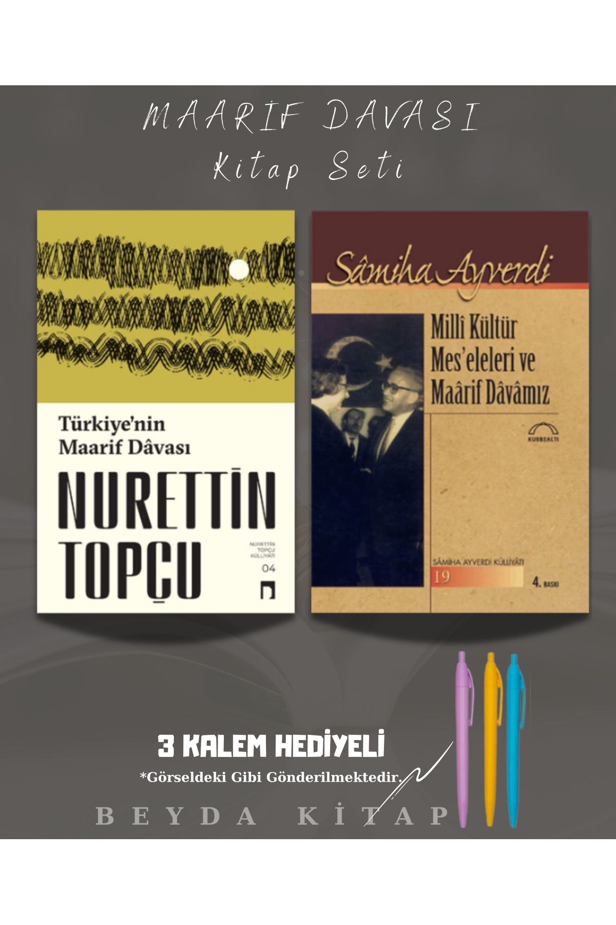 Dergah Yayınları Türkiye'nin Maarif Davası - Milli Kültür Meseleleri - Nurettin Topçu - Kalemli, RTTTPC25, ÖĞRTMNT1