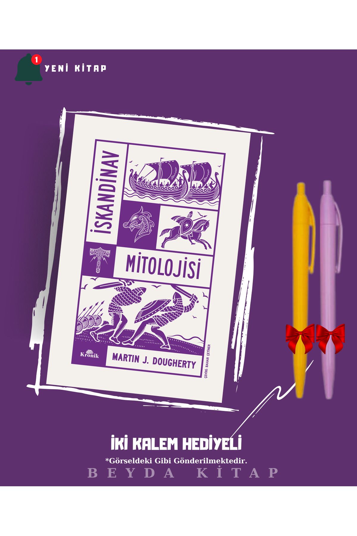 Kronik Kitap İskandinav Mitolojisi - J. Dougherty - İki Kalem Hediyeli (Yeni Kitap)
