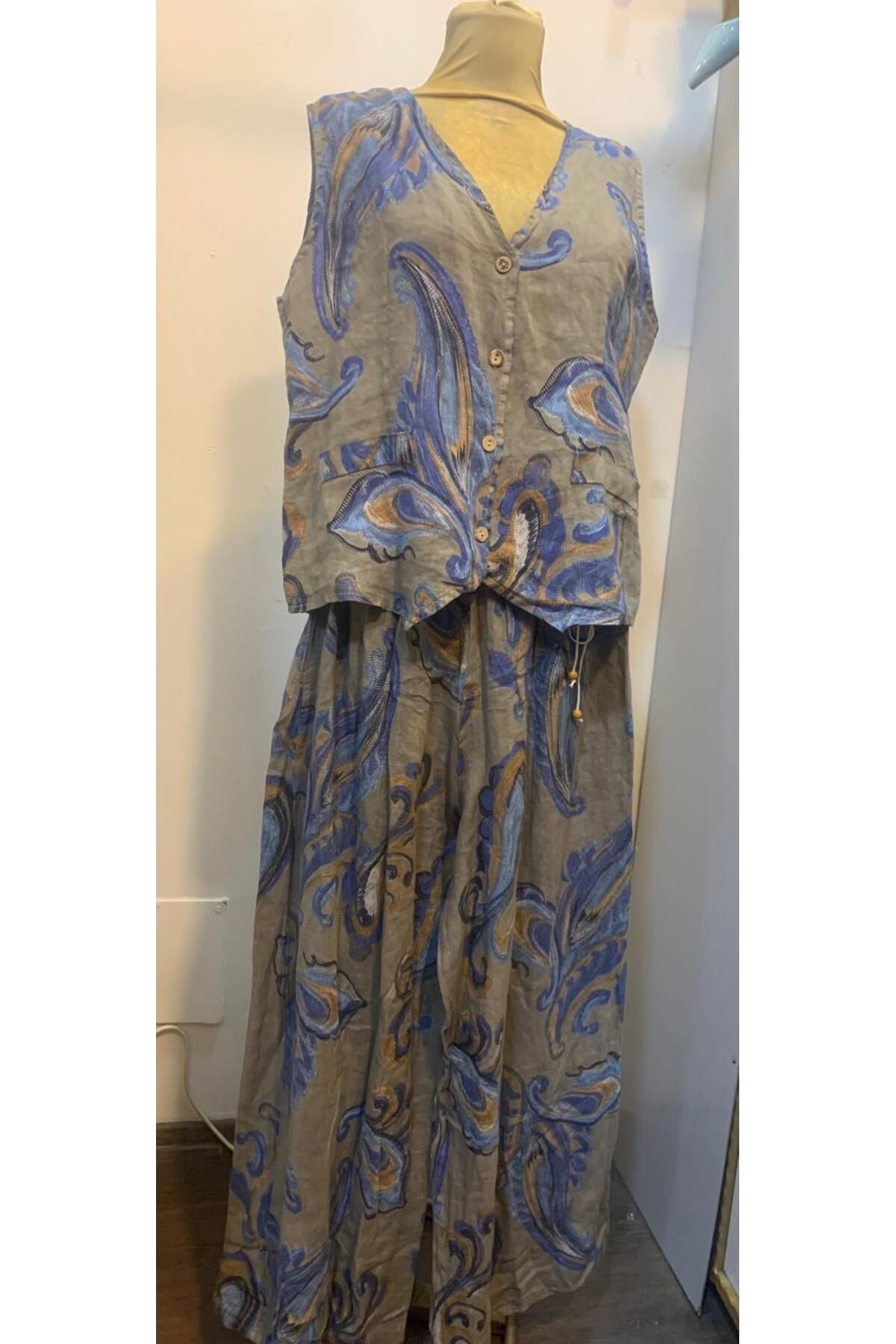 BOUTIQUE SERTAÇ yelek pantolon takım