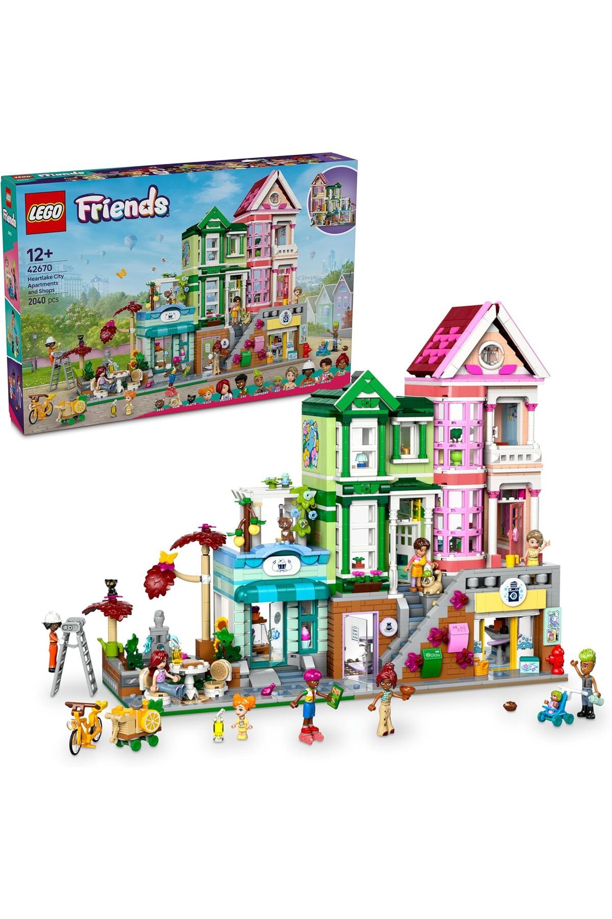 STOREMAX lvnmblya Friends Heartlake City Daireleri ve Mağazaları 42670-12 Yaş ve Üzeri Genç Kız ve Erke