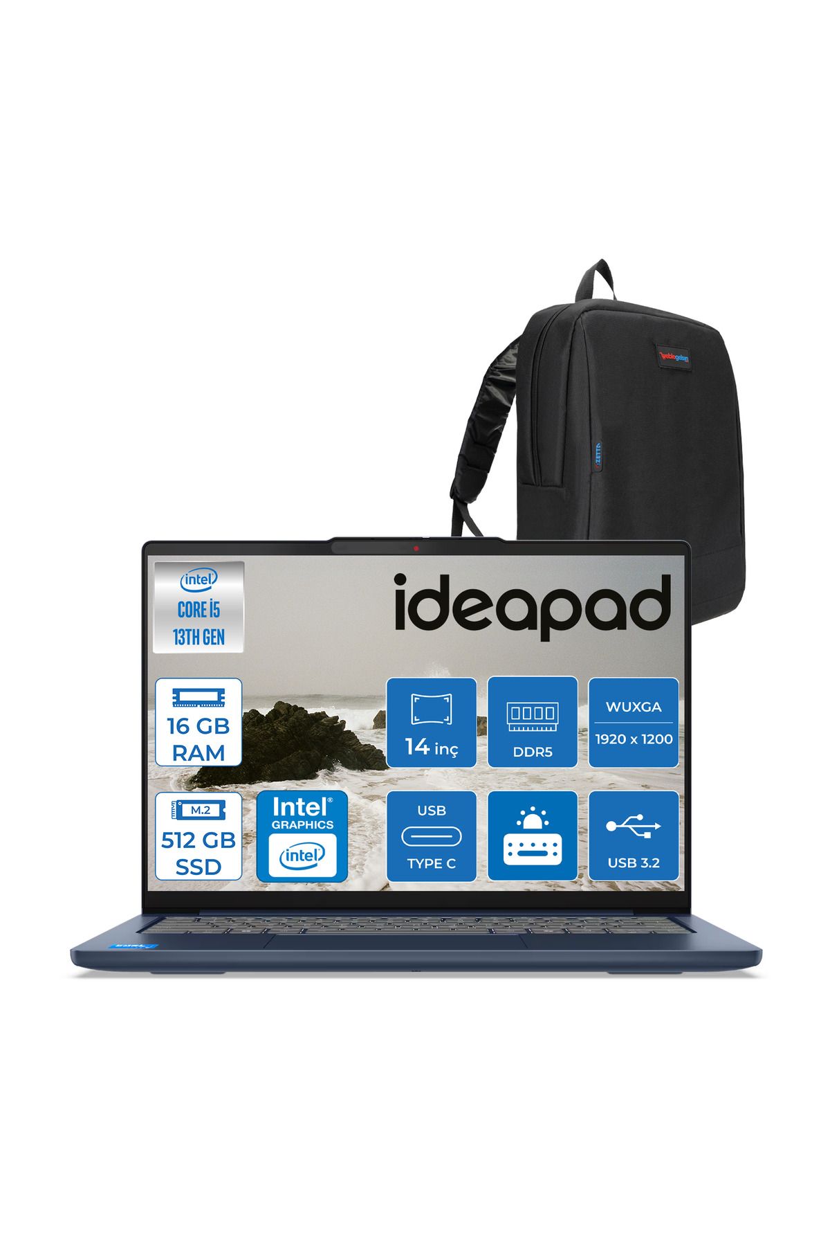 LENOVO Ideapad Slim 5 14IRH10 I5 13420H 16GB 512GB SSD 14" OLED 400nits FDOS 83HR0049TRF01+ZETTACNT