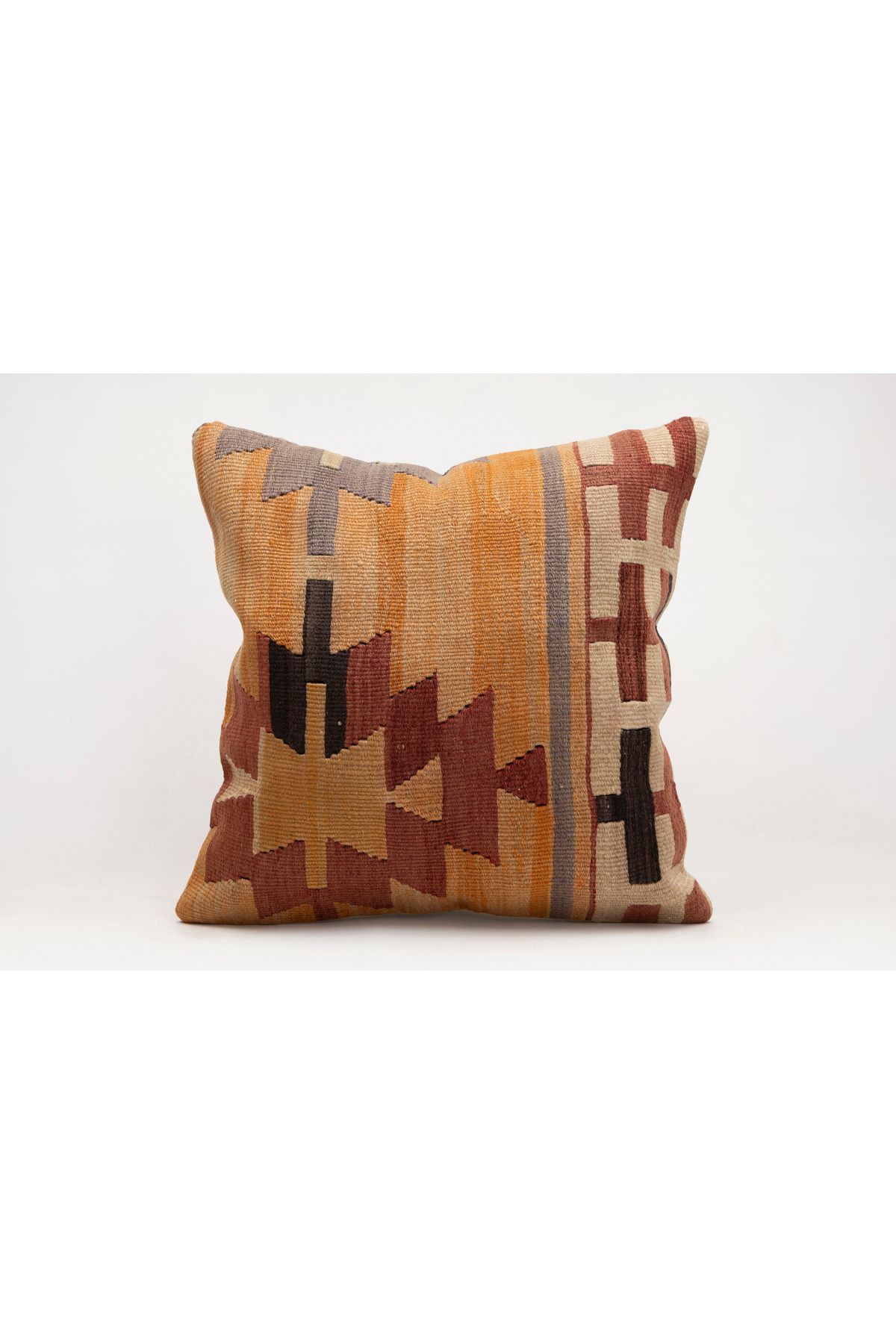 Kilim Whole Sale El Yapımı Kilim'den Yapılmış Yastık Kırlent Kılıfı, 50x50 cm