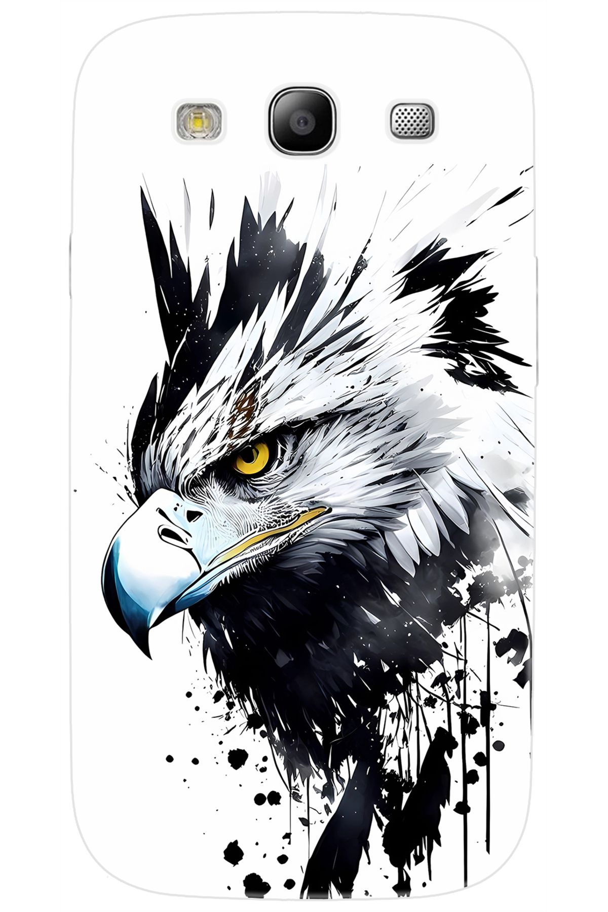 Ceppare Samsung Galaxy S3 (GT-I9300) Uyumlu Kılıf Desen Baskılı Silikon Kartal Serisi STK:1008 CP-uR4yVxv