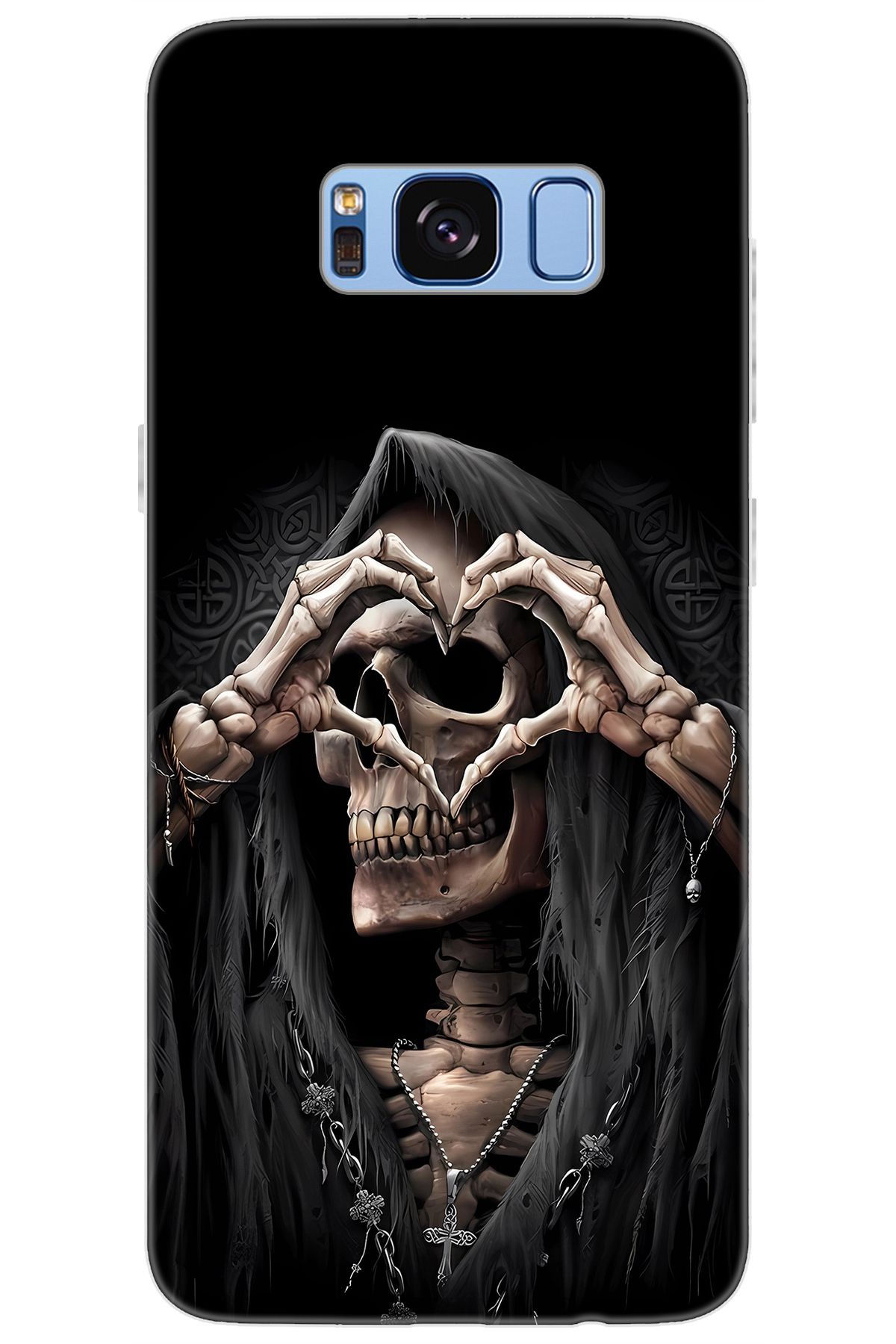 Ceppare Samsung Galaxy S8 (SM-G950F) Uyumlu Kılıf Desen Baskılı Silikon İskelet STK:652 CP-r8y7zFo