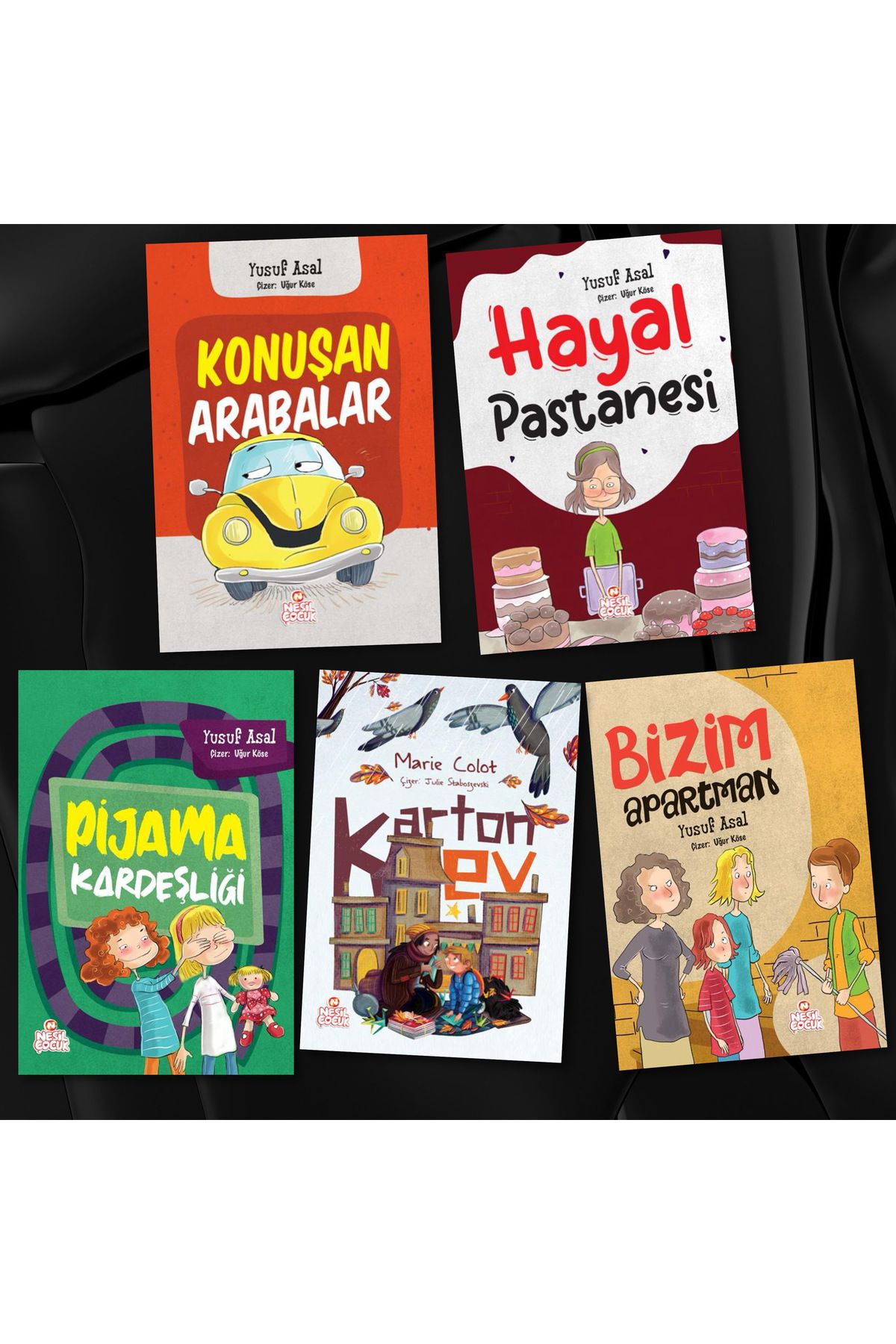 Nesil Çocuk Yayınları 2-3-4. Sınıf 5 Kitaplık Okuma Seti
