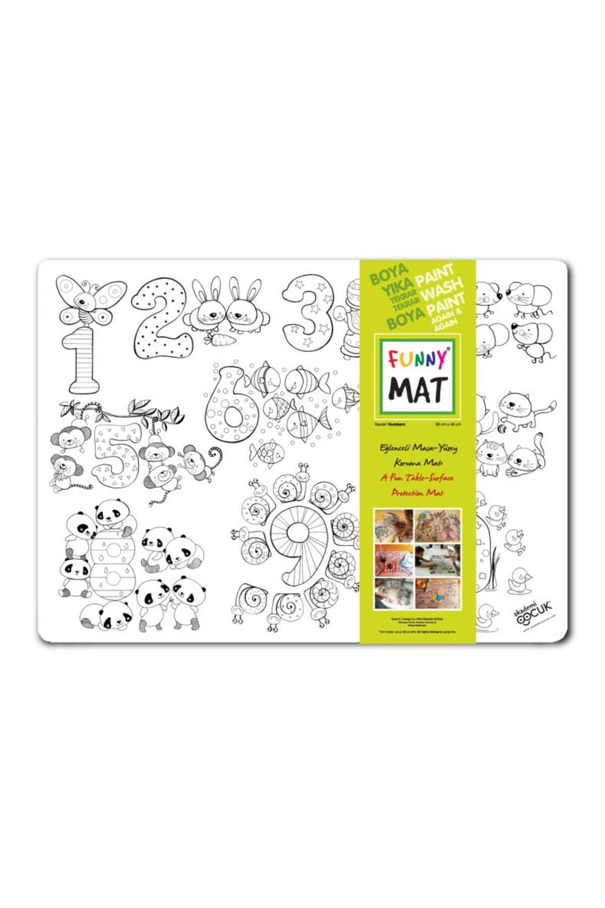 Destek Yayınları Funny Mat Sayılar Büyük 68x48cm