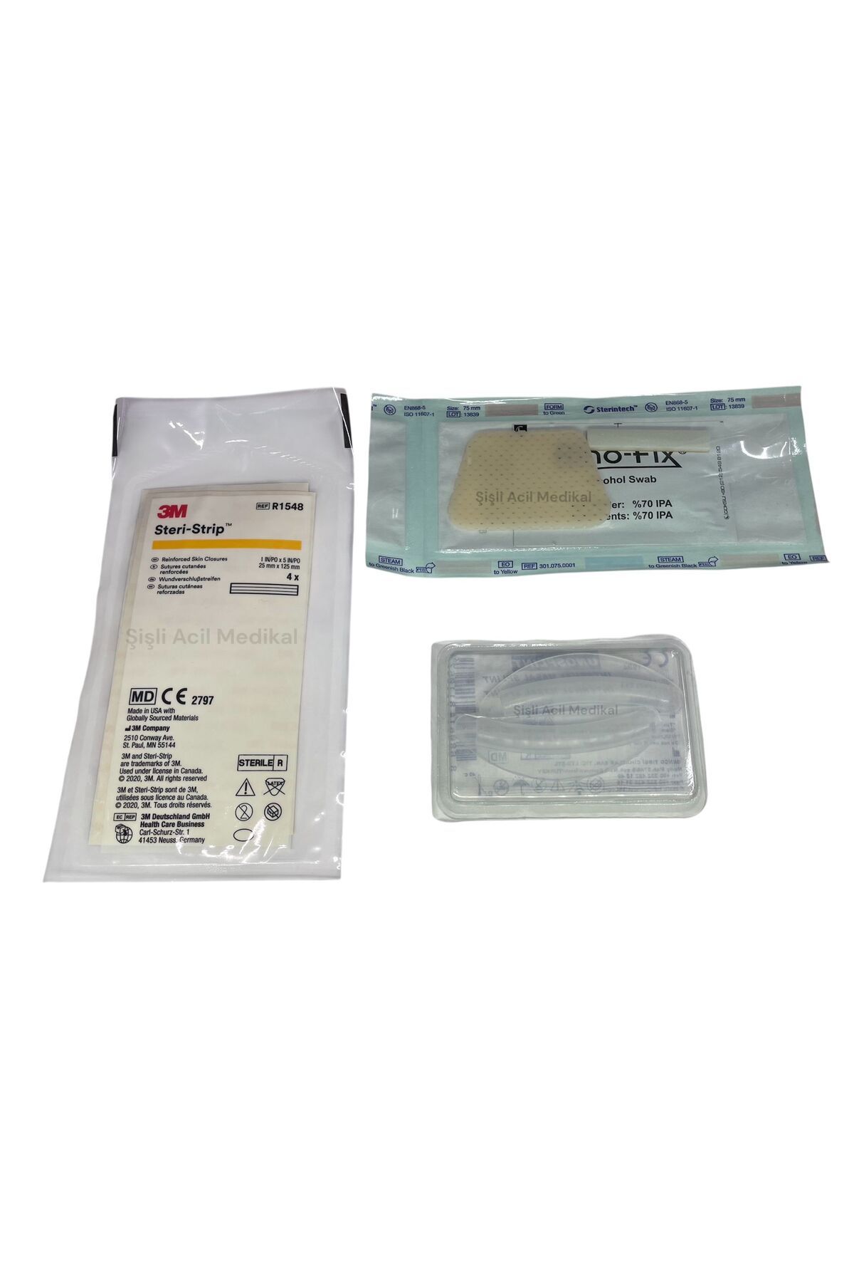 İNFLUX External Nasal Splınt Medium Internal Nazal Splint 3m Steri-strip Rinoplasti Seti