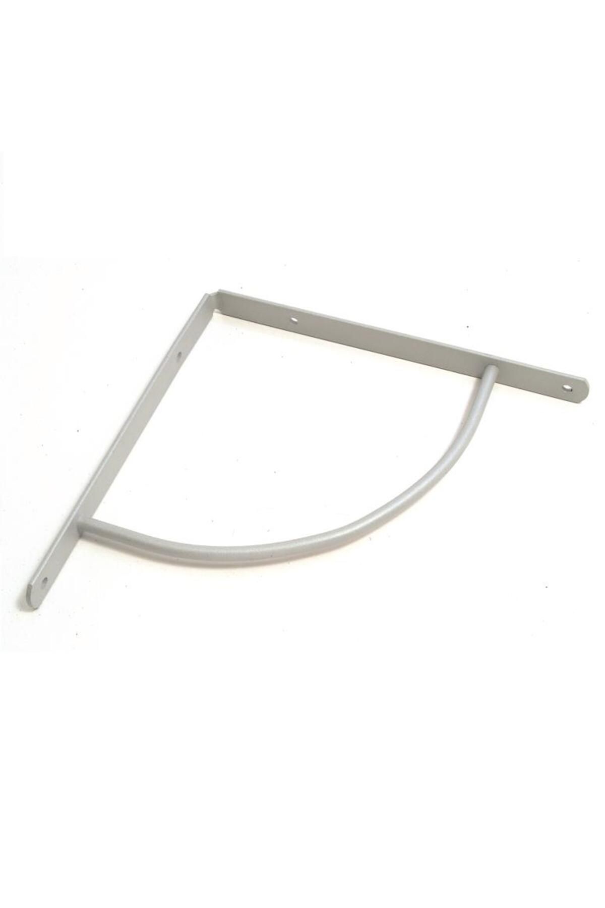 Gürçay Hırdavat Raf Altı Metal 24cm - 2 Adet Parlak krom