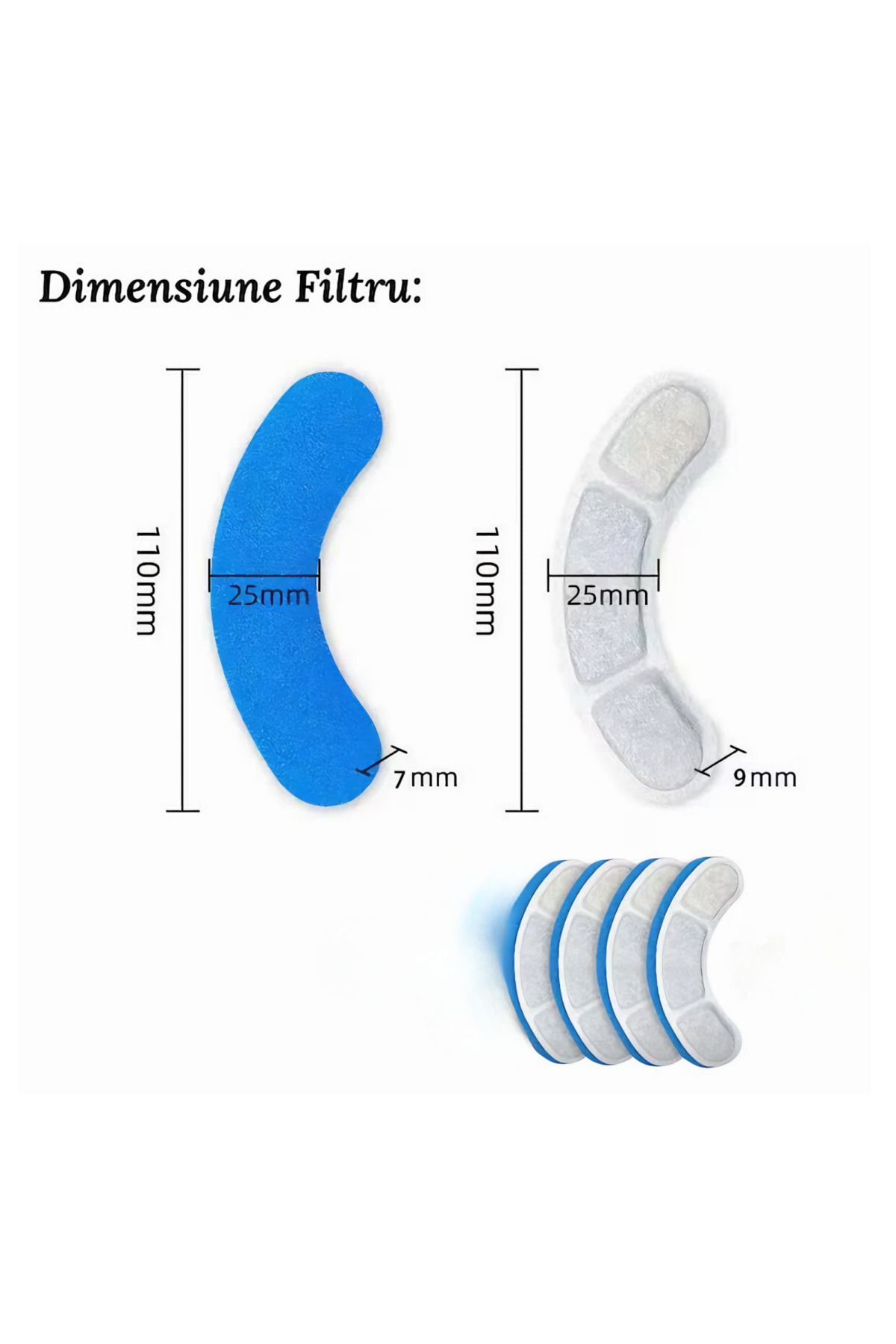 varioshop-Set 8 Filtre VarioShop® pentru dispenser de apa automat destinat animalelor de companie, pentru pis 2