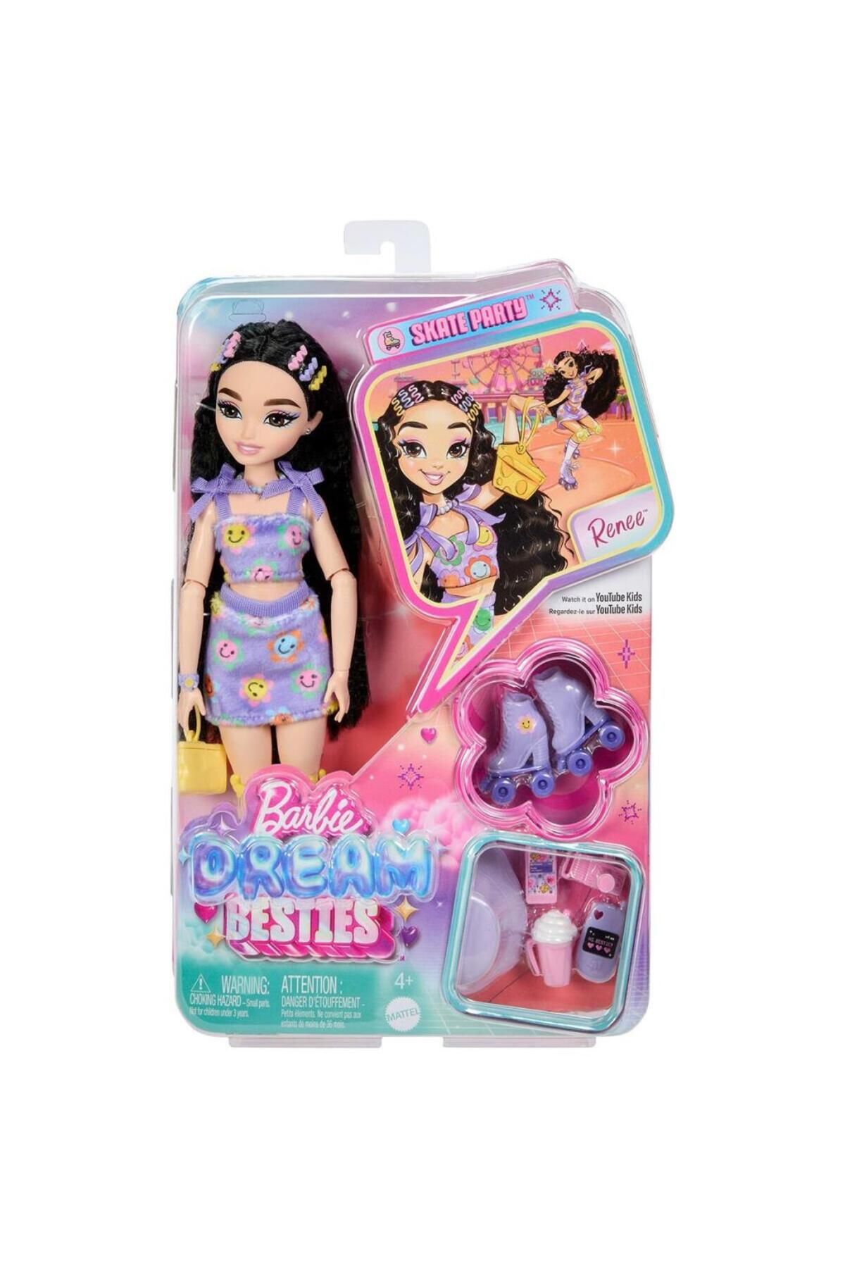 NW NessiWorld Nessiworld JFX99 Rene - Dream Besties Paten Partisi Rene Bebek ve Aksesuarları