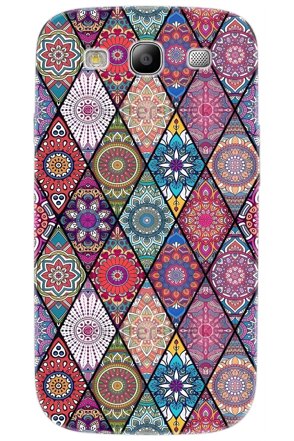Ceppare Samsung Galaxy S3 (GT-I9300) Uyumlu Kılıf Desen Baskılı Silikon Kilim Tasarım STK:660 CP-AxAEUQ9