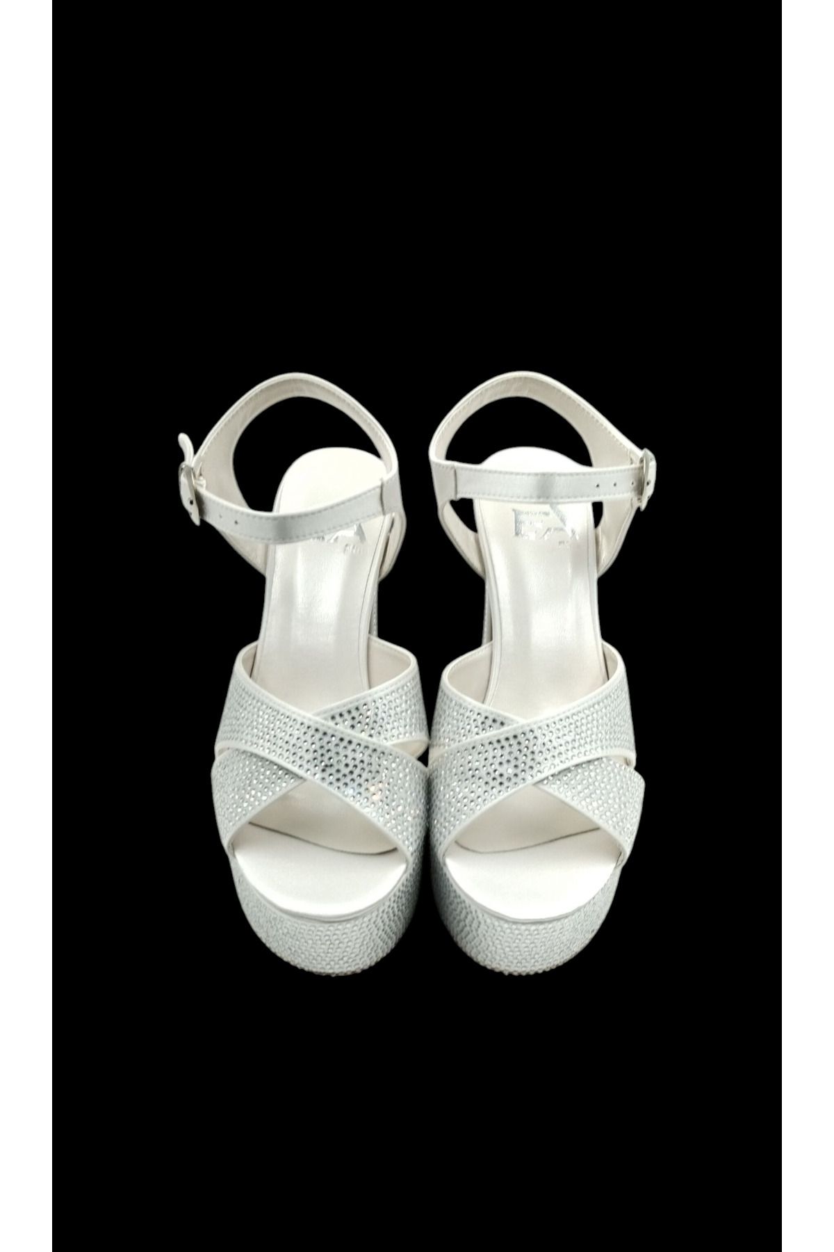 Escarpinshoes KADIN TOPUKLU PLATFORMLU ŞIK ABİYE AYAKKABI