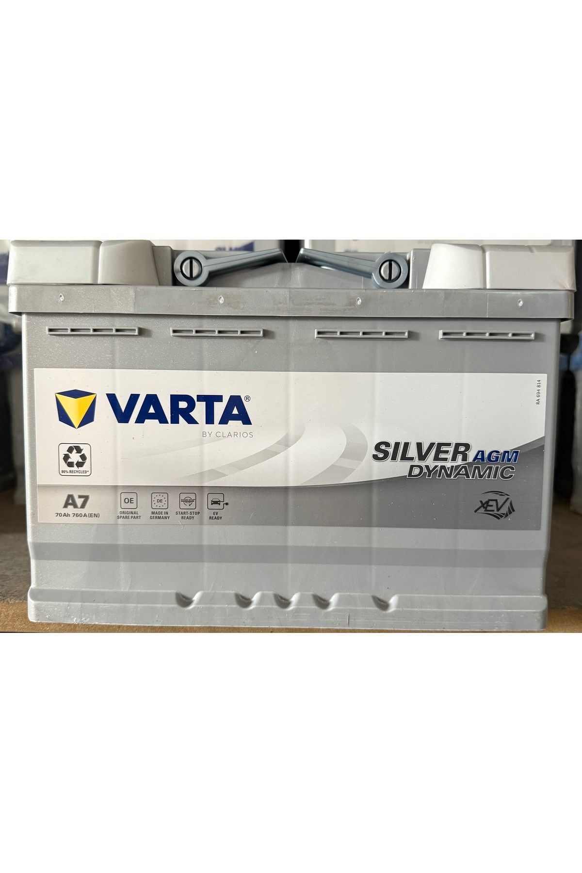 Varta / A7 AGM 70 AMPER AKÜ (START-STOP) 2024 TARİHLİ