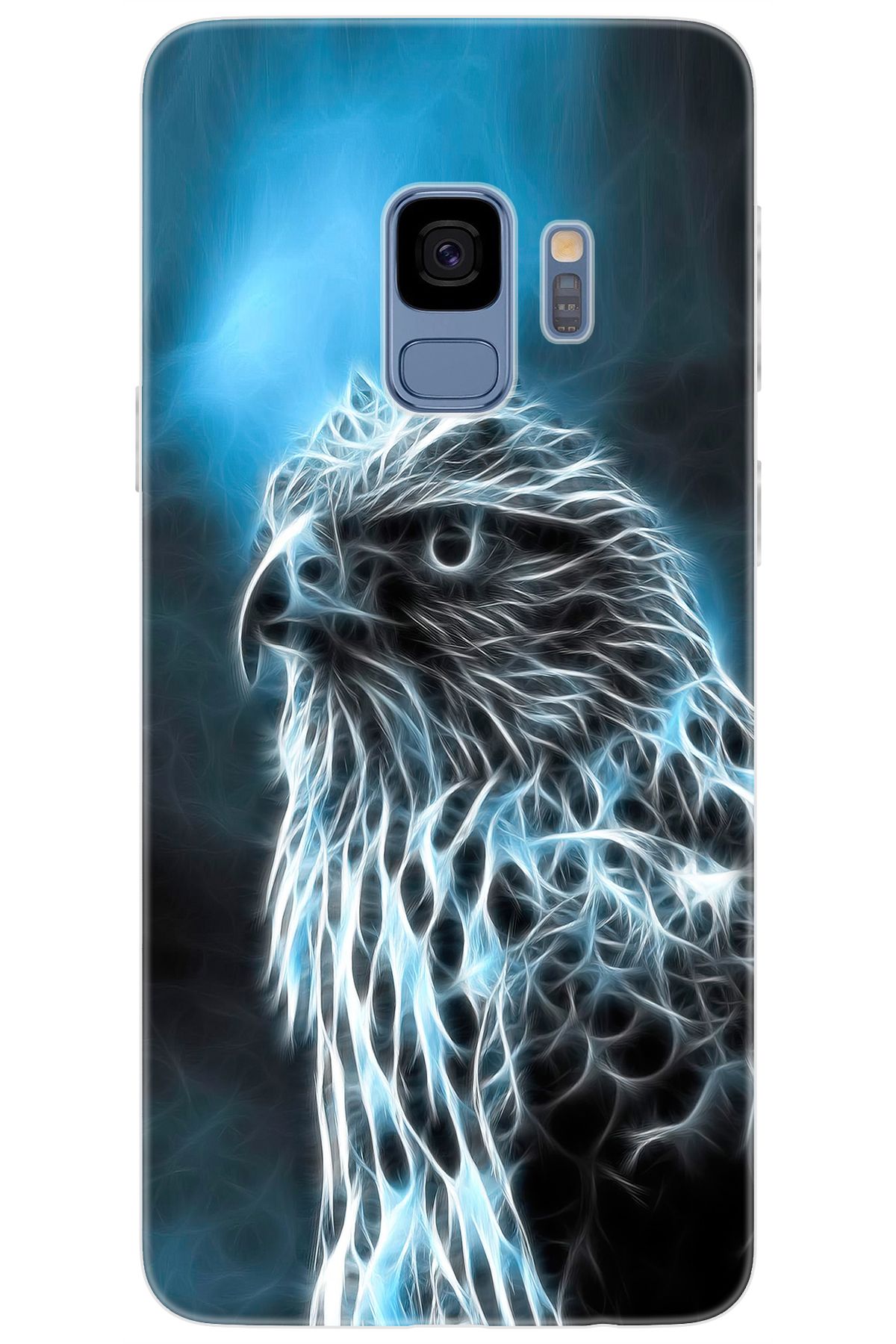Ceppare Samsung Galaxy S9 (SM-G960F) Uyumlu Kılıf Desen Baskılı Silikon Şahin STK:196 CP-cCpn2MH