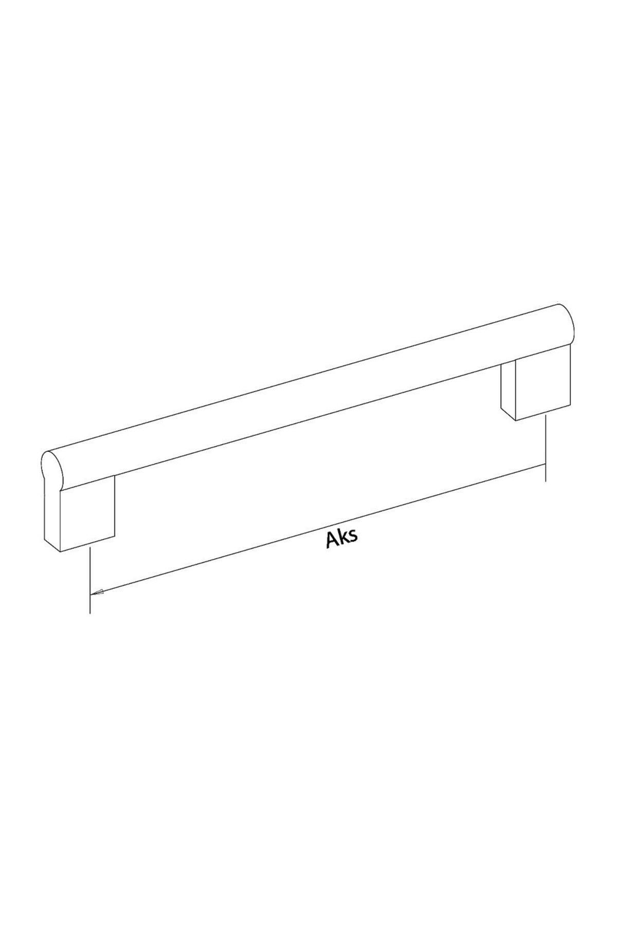 Gürçay-Mâner lung din aluminiu Mâner capac sertar (2 buc.) 192 mm 4