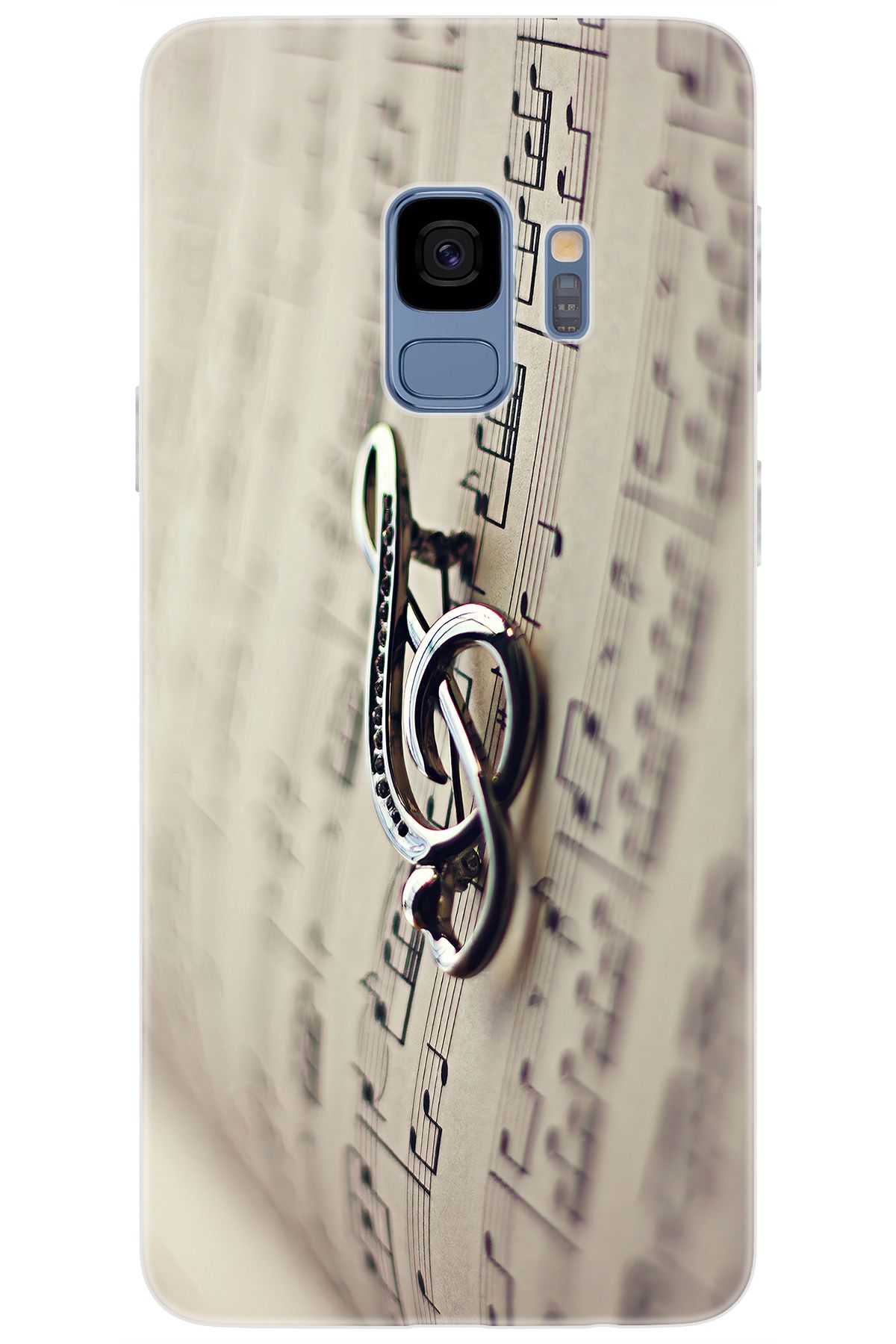 Ceppare Samsung Galaxy S9 (SM-G960F) Uyumlu Kılıf Desen Baskılı Silikon Sol Anahtarı STK:274 CP-5VvKZtU