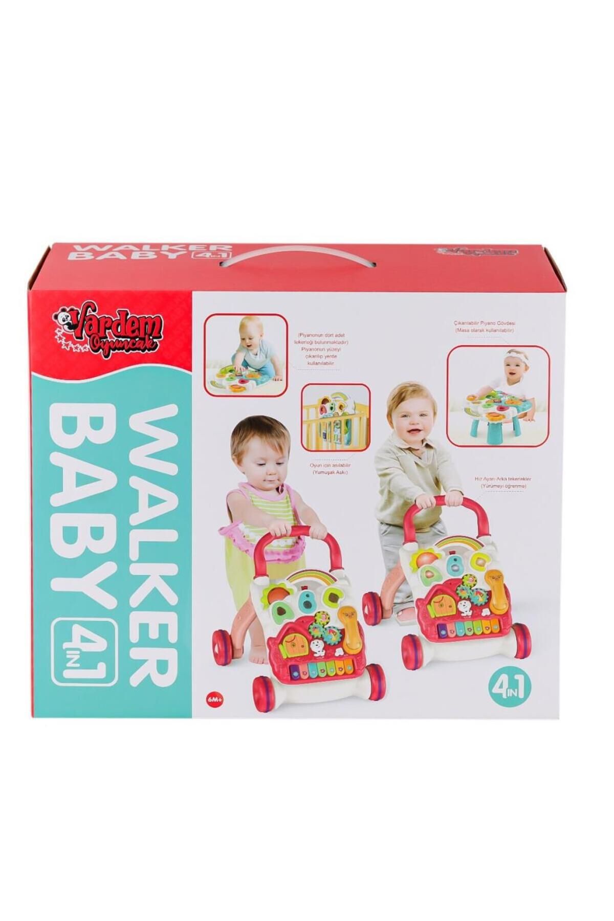NW NessiWorld Nessiworld BIB-6018 Pianolu Yürüme Arkadaşı 4IN1