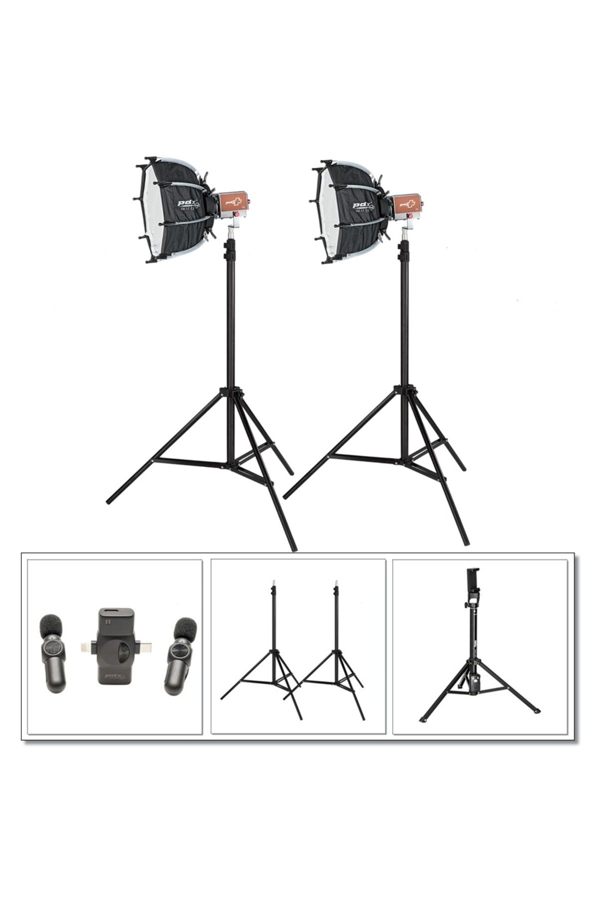 PDX KY-BKO323 Mini Video Led Işıklı Youtuber Kit