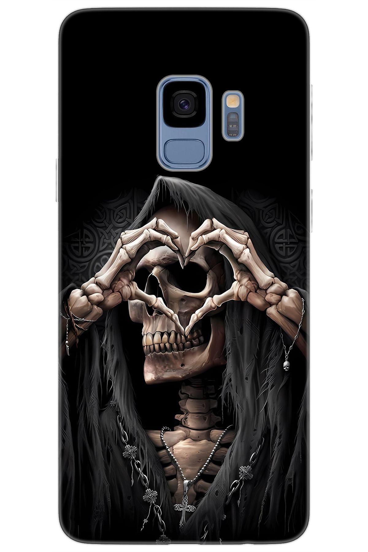 Ceppare Samsung Galaxy S9 (SM-G960F) Uyumlu Kılıf Desen Baskılı Silikon İskelet STK:652 CP-lu8wZS1
