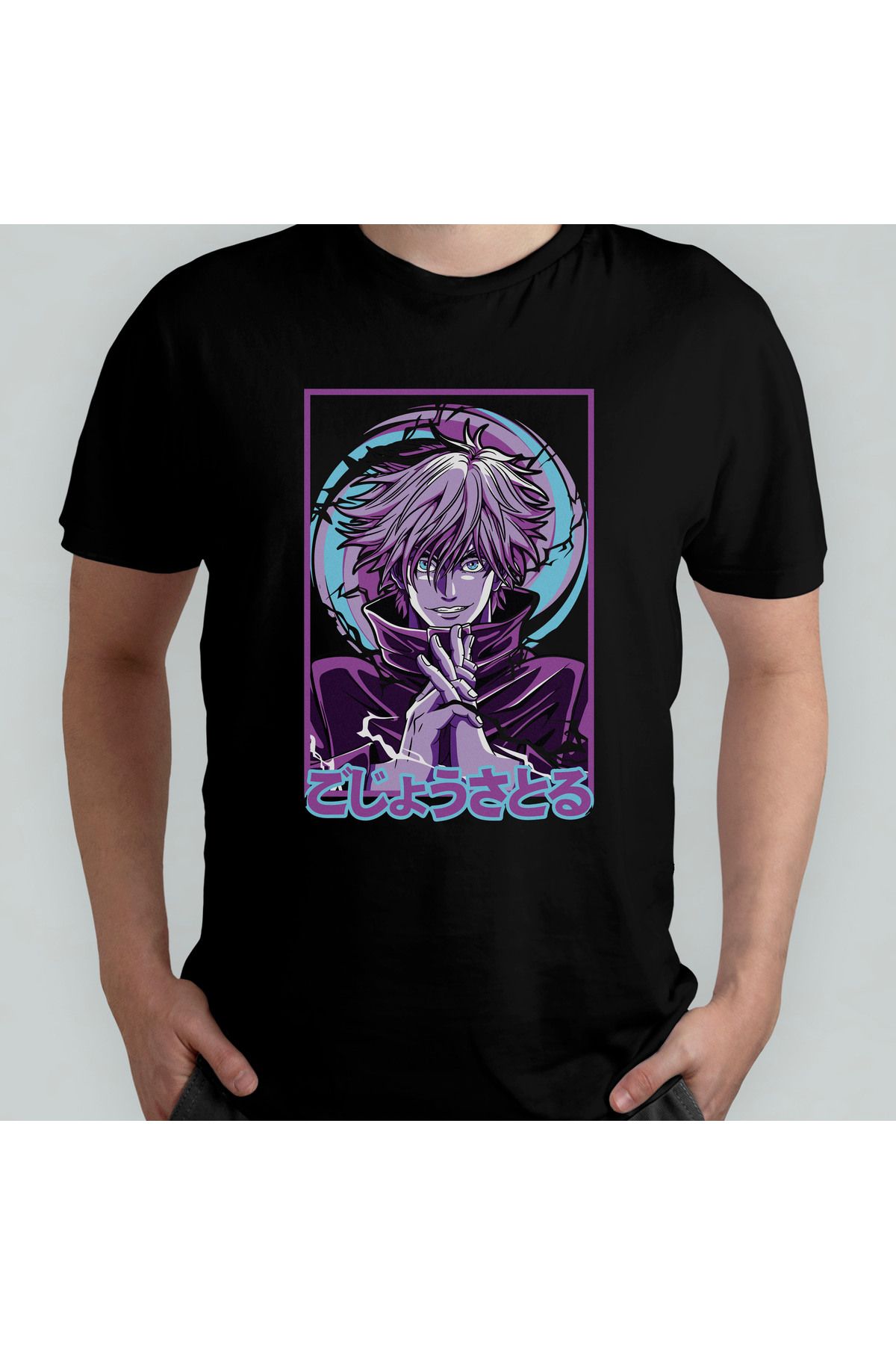 Pixxa Jujutsu Kaisen Unisex %100 Pamuklu Bisiklet Yaka T-Shirt Model 9