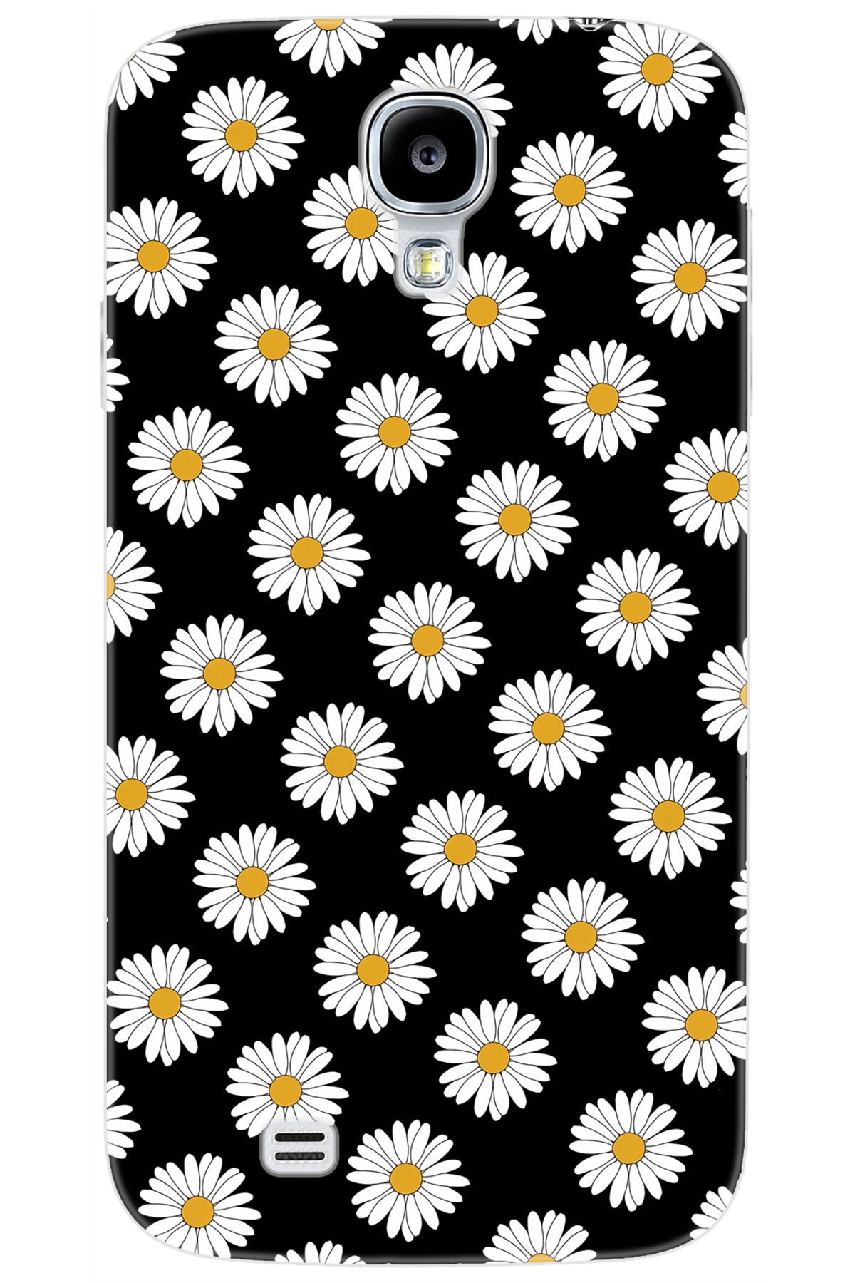 Ceppare Samsung Galaxy S4 (GT-I9500) Uyumlu Kılıf Desen Baskılı Silikon Papatya Serisi STK:634 CP-LE5G77Q