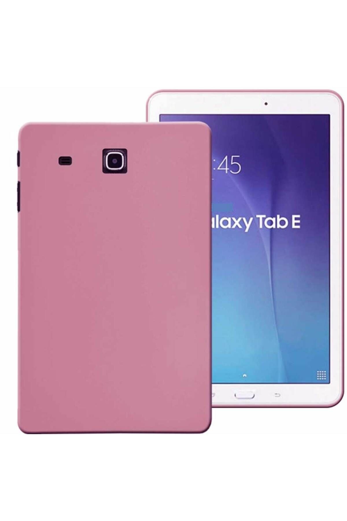 Tekamo Samsung Galaxy Tab E SM T560 Uyumlu Rubber Yıkanabilir Silikon Kılıf