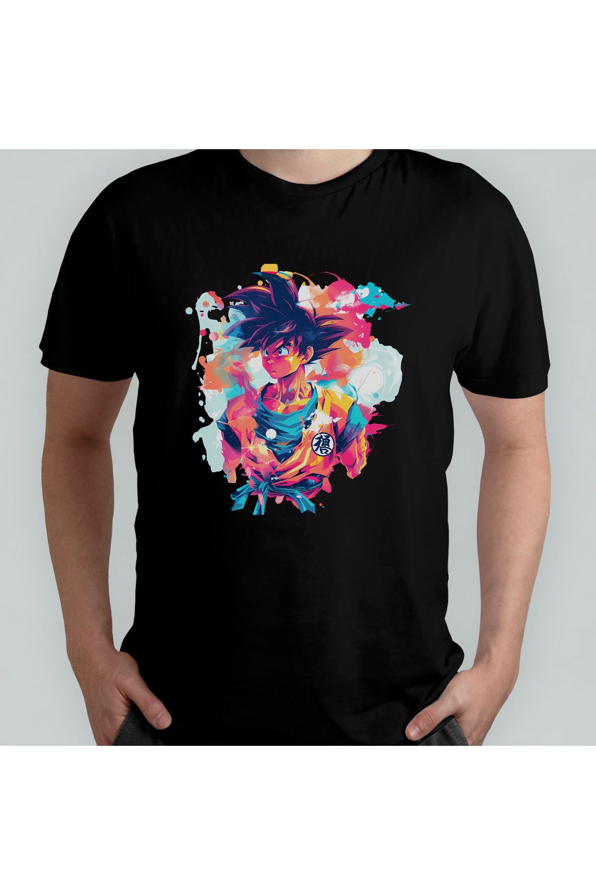 Pixxa Dragon Ball Unisex %100 Pamuklu Bisiklet Yaka T-Shirt Model 6