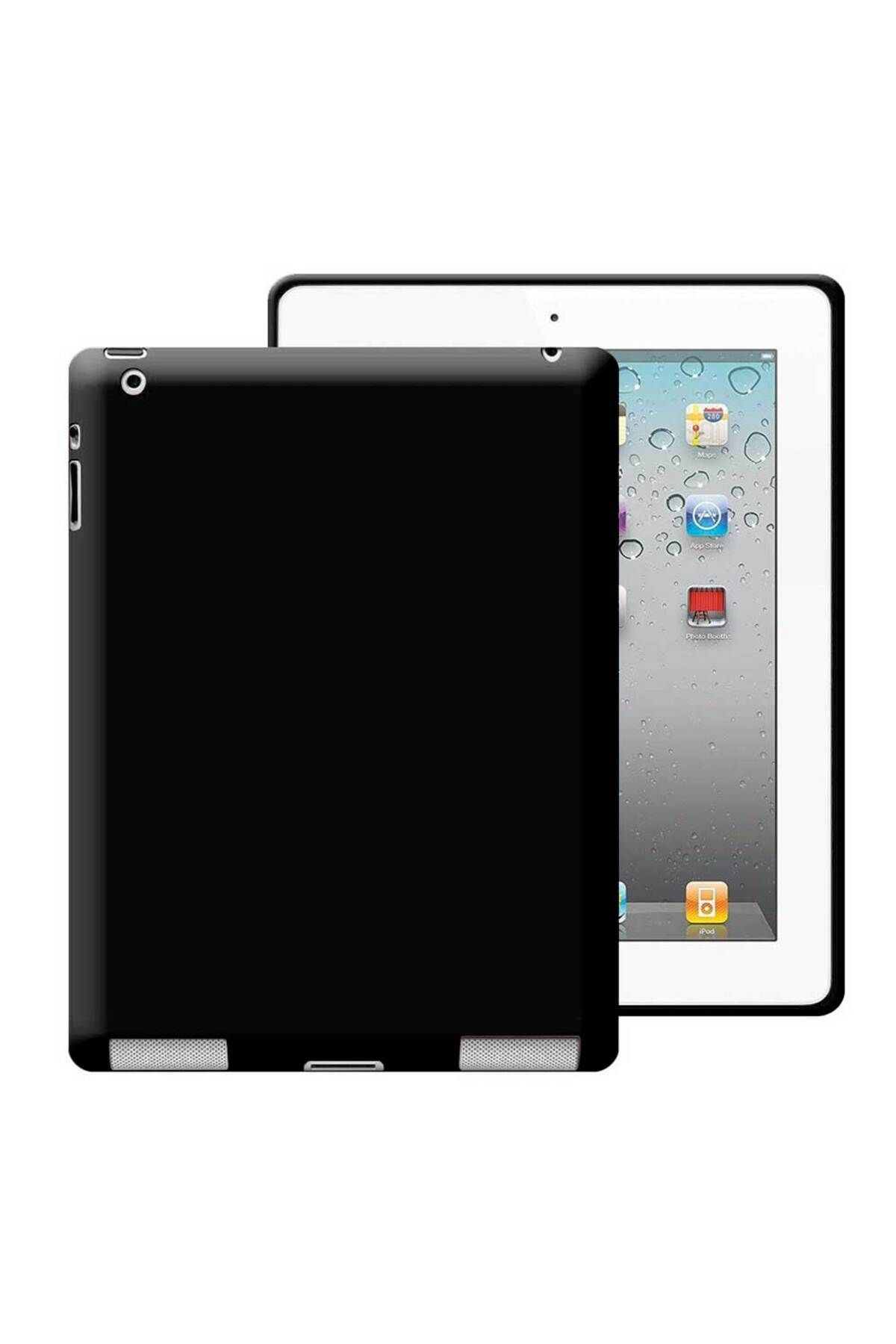 Tekamo Apple iPad 2 / iPad 3 / iPad 4 Uyumlu Rubber Yıkanabilir Silikon Kılıf