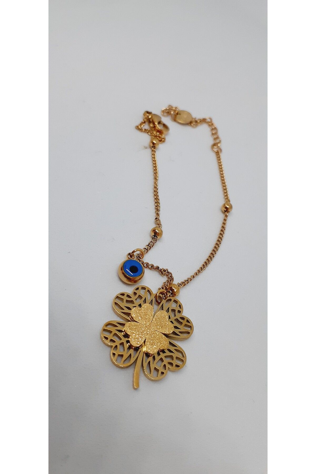 MODA %100 316L ÇELİK BİLEKLİK DÖRT YAPRAKLI YONCA