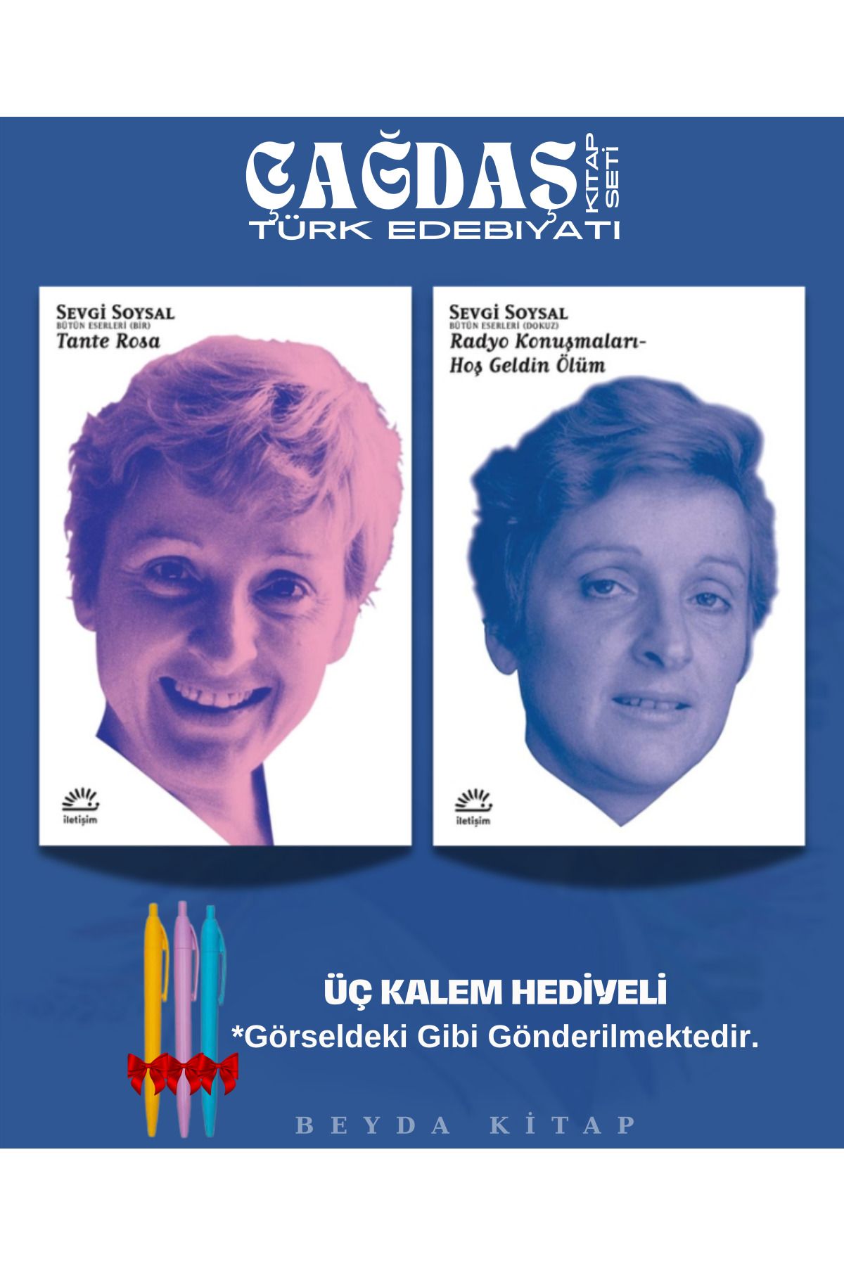 İletişim Yayınları Tante Rosa - Hoş Geldin Ölüm - Sevgi Soysal - Kitap Seti - Kalem Hediyeli, SVGSYL
